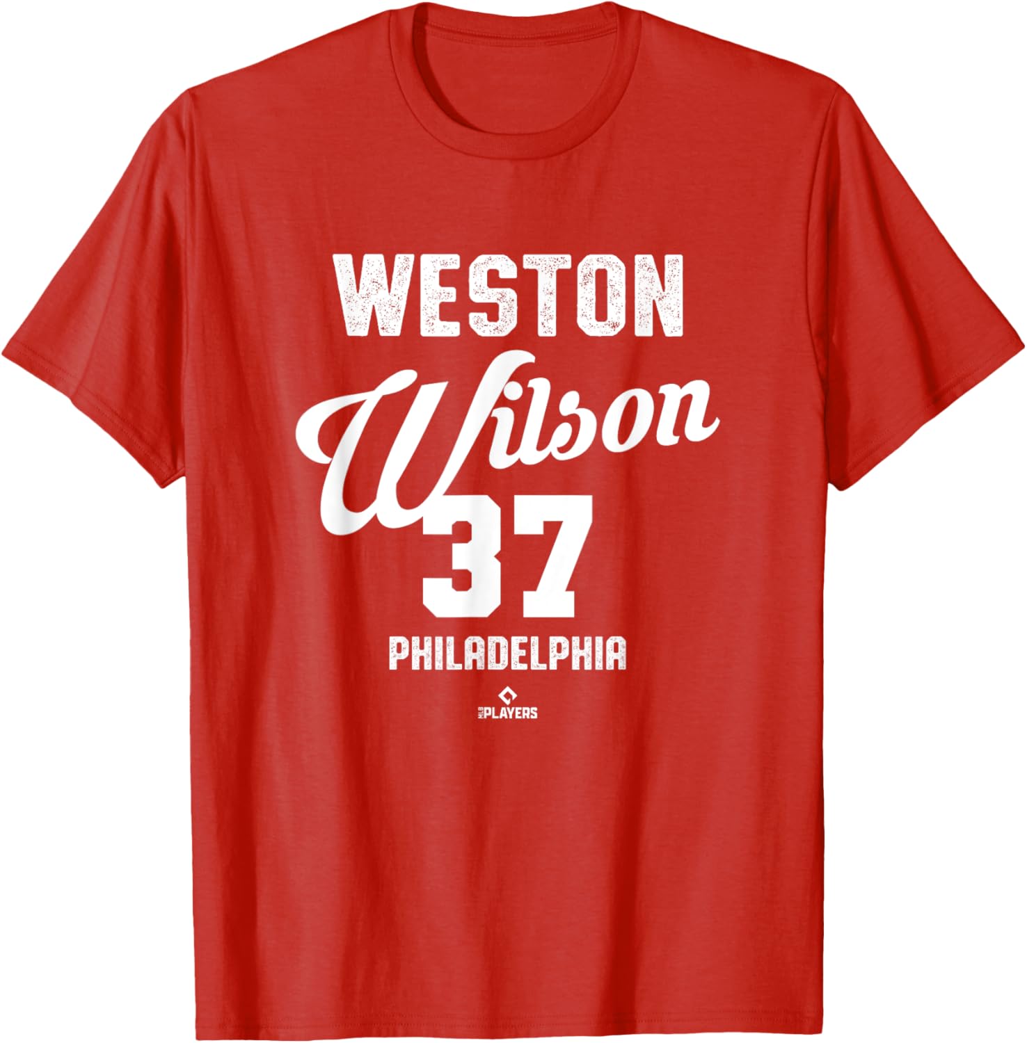 Vintage Weston Wilson 37 Philadelphia Baseball T-Shirt for Fans - 1