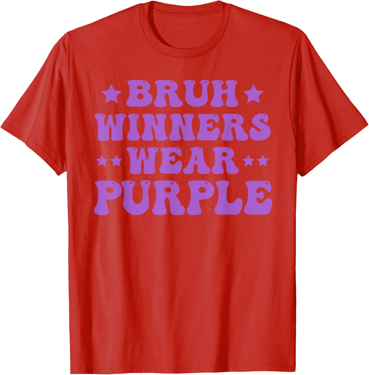 Winners Wear Purple Camp Team Spirit Week Matching T-Shirt for All Ages - 19