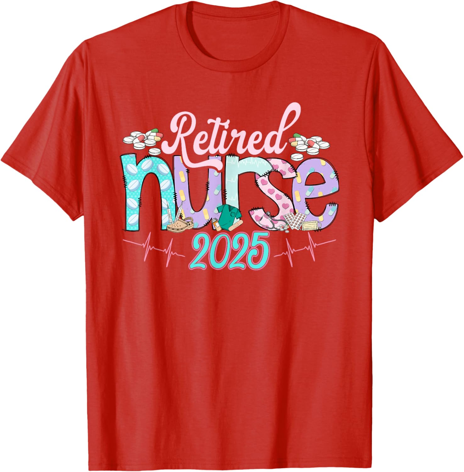 Tie Dye Retired Nurse T-Shirt 2025 Perfect Gift for Nurses - 8