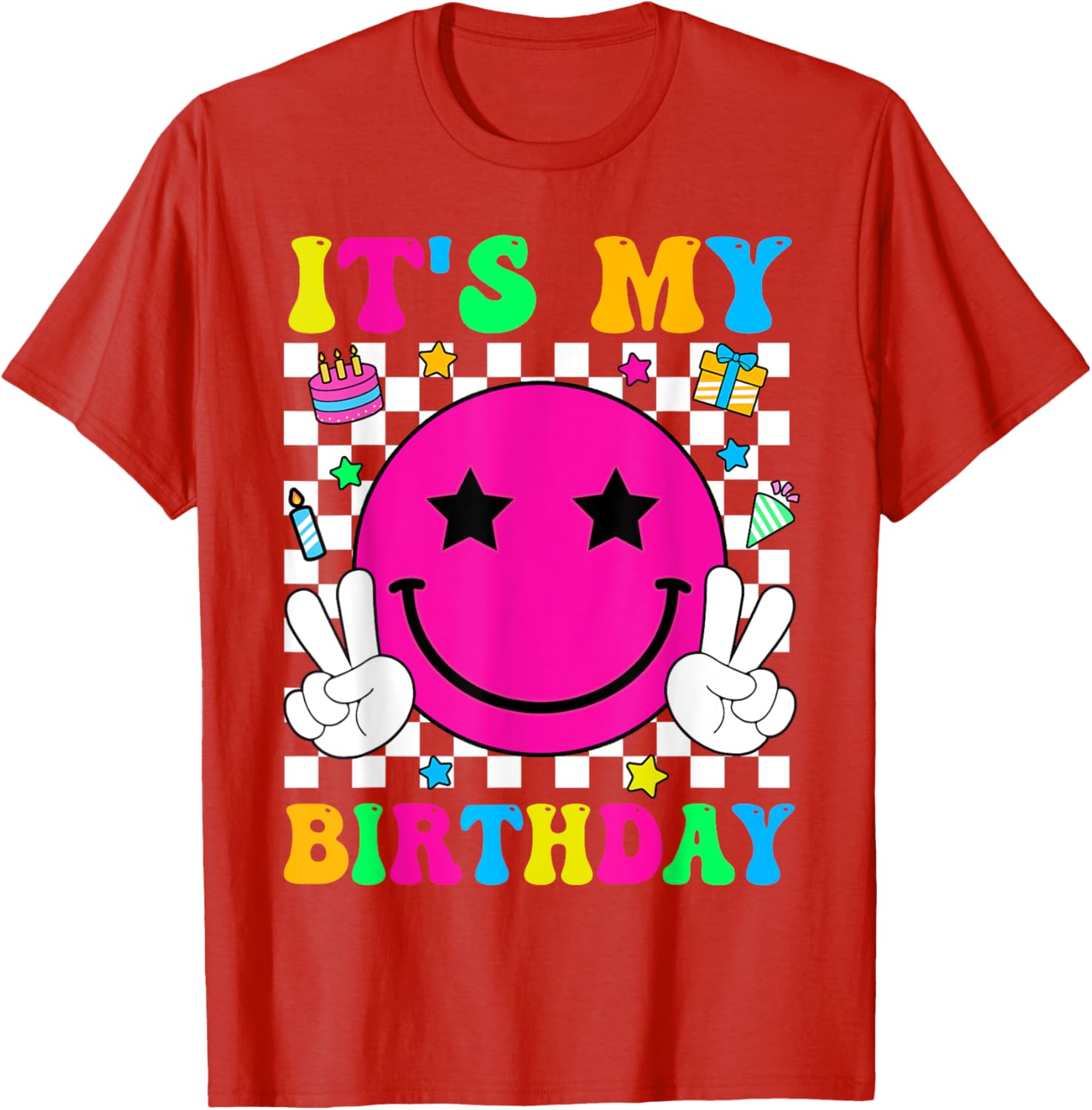 Groovy It's My Birthday T-Shirt for Men, Women, Teens, and Kids - 10