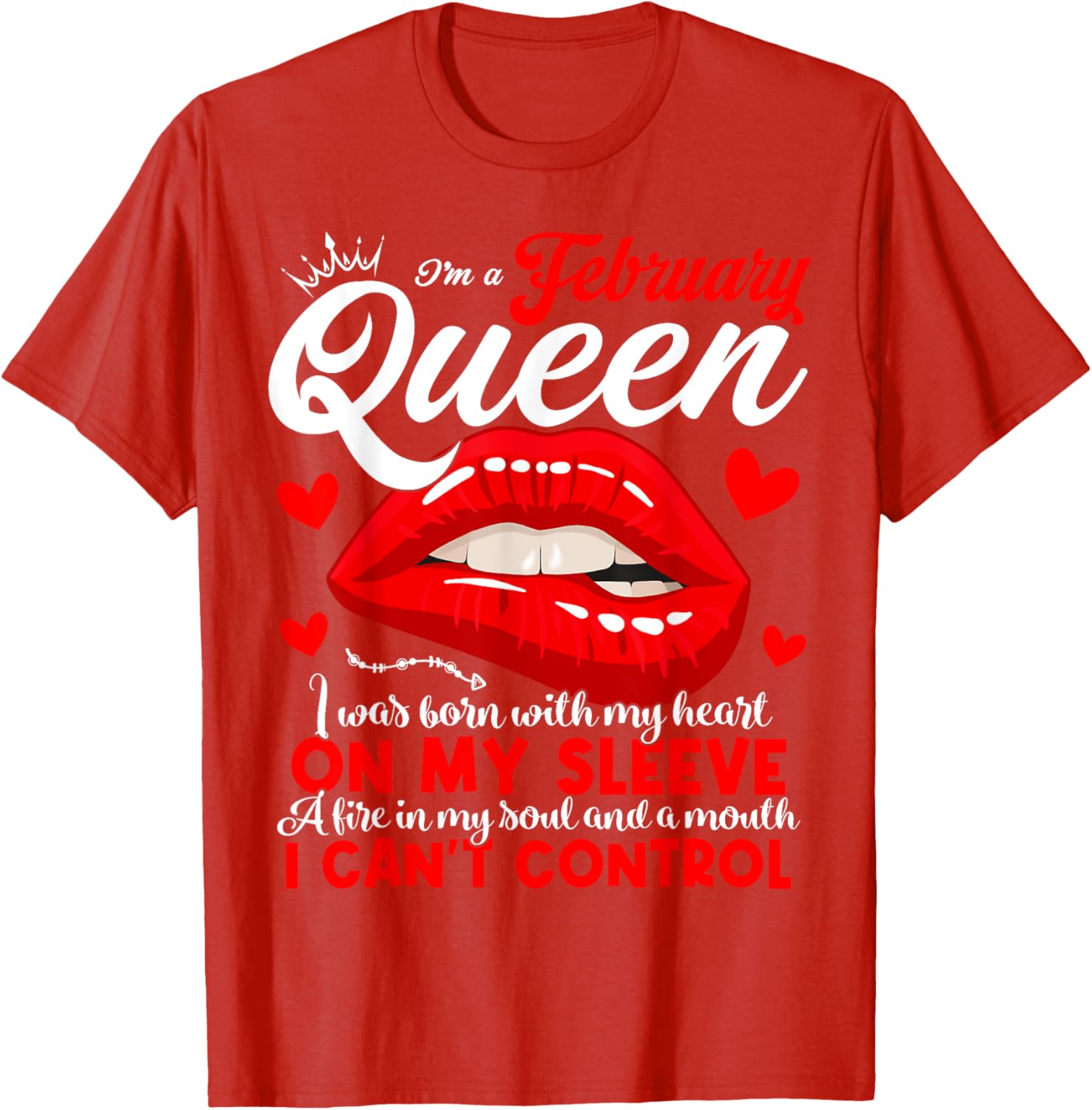February Birthday Queen T-Shirt for Women and Girls - Celebrate Your Shine - 10