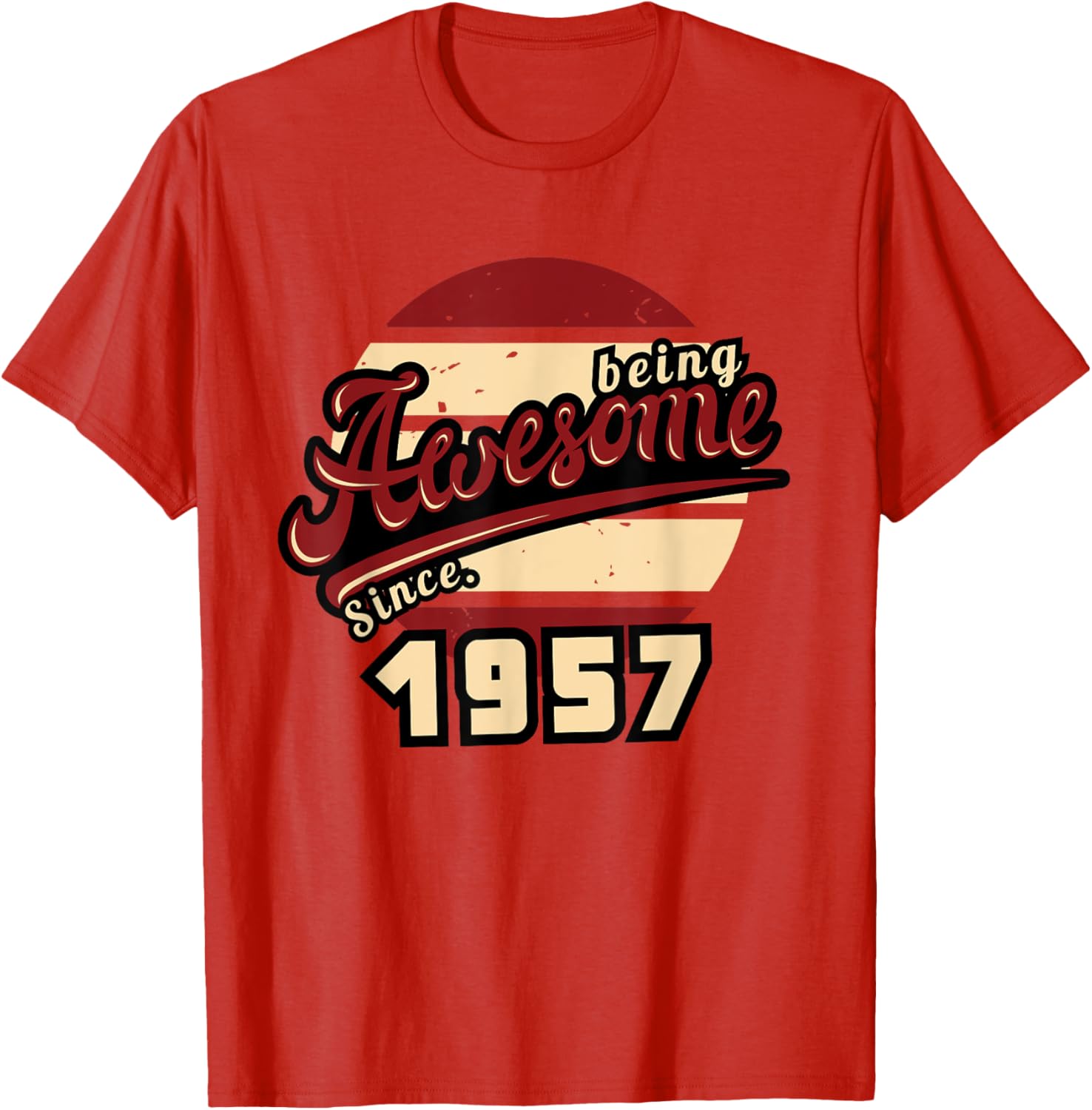 Awesome Since 1957 Retro 68th Birthday T-Shirt Gift for Him or Her - 10
