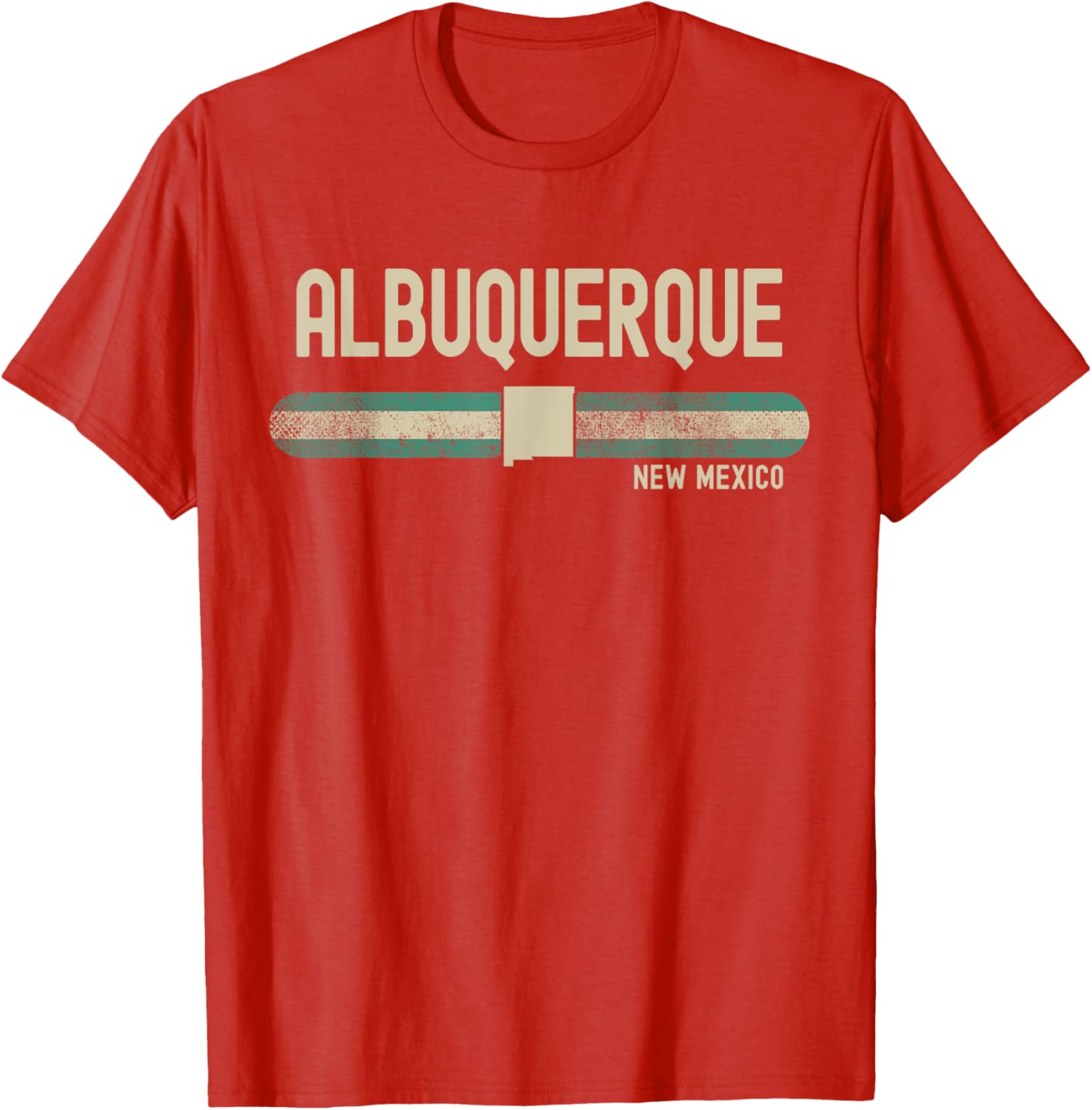 Albuquerque New Mexico 80s Style T-Shirt for Trendy Travelers - 1