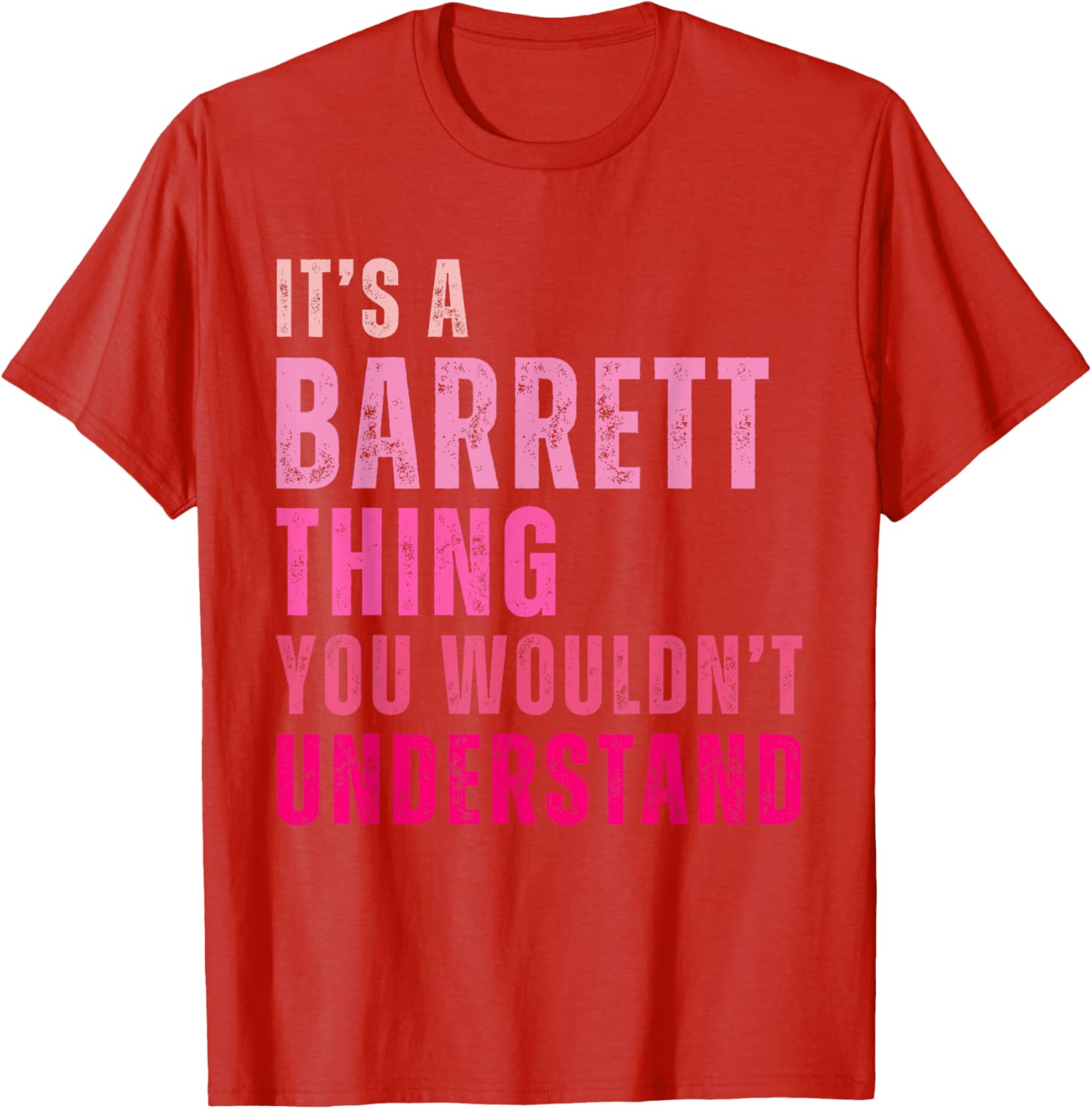 Barrett Vintage T-Shirt It's A Barrett Thing You Wouldn't Understand - 10