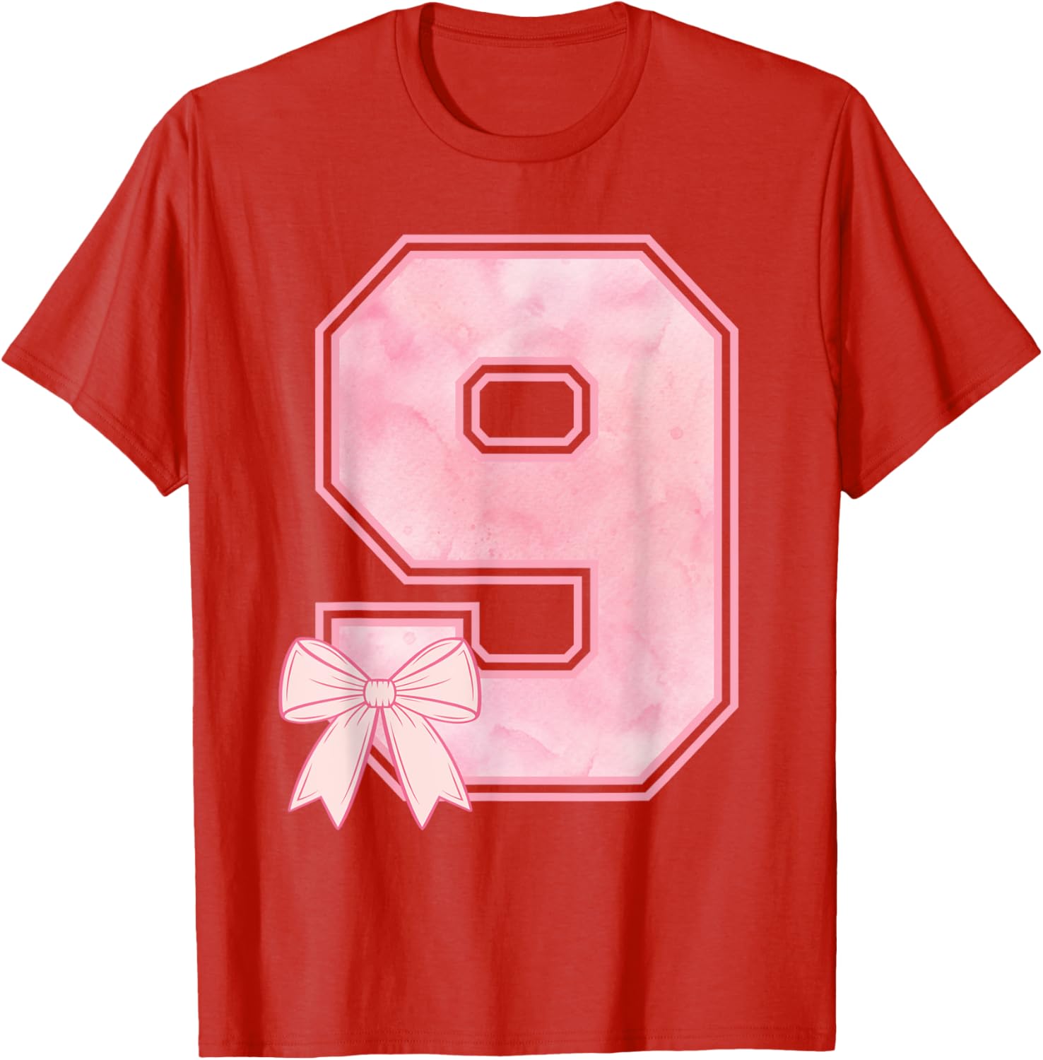Adorable Pink Coquette Bow T-Shirt for 9 Year Old Birthday Girls - 14