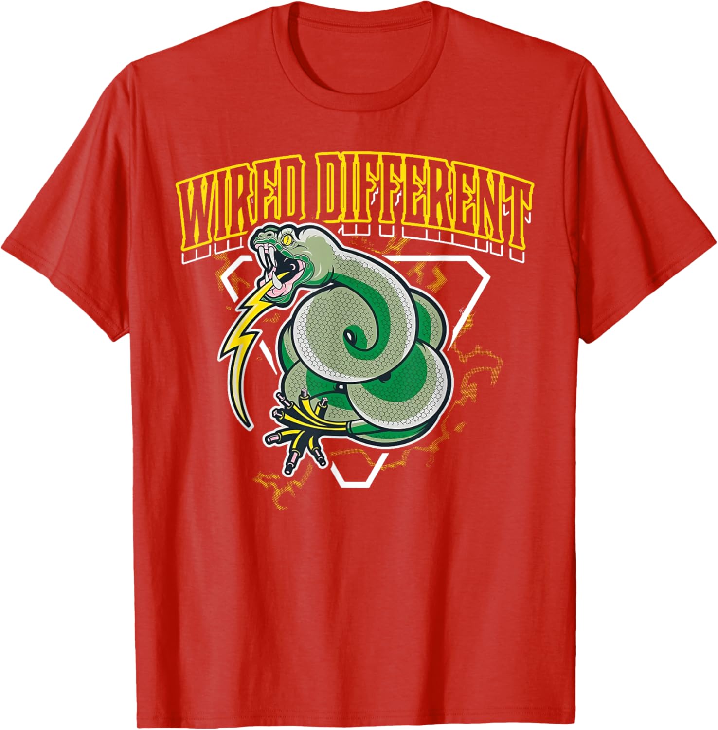 Wired Different Snake T-Shirt for Unique Style and Comfort - 10