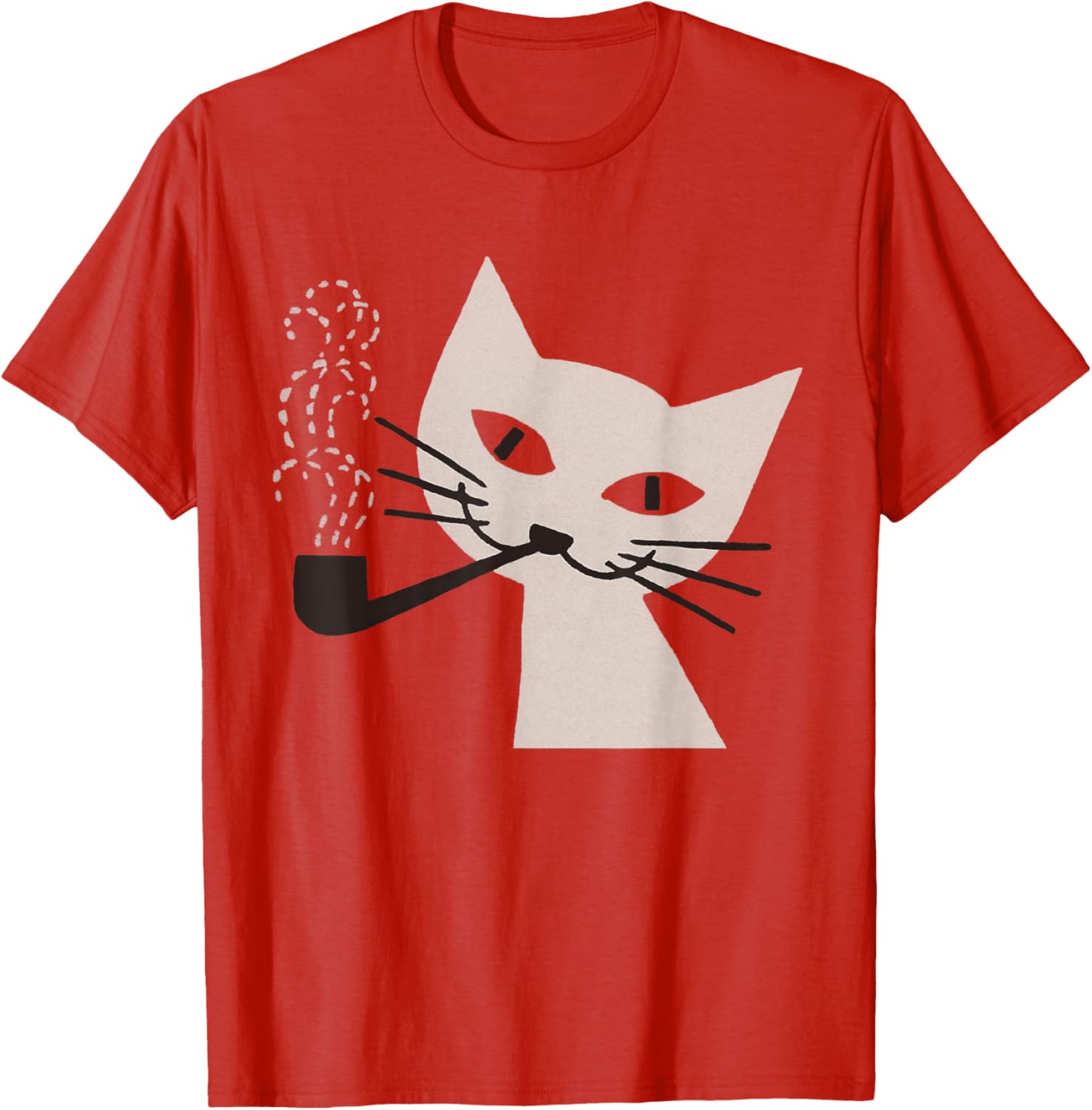 Retro 60s Vintage Cat Smoking Cigarette T-Shirt for Cool Cat Lovers - 16