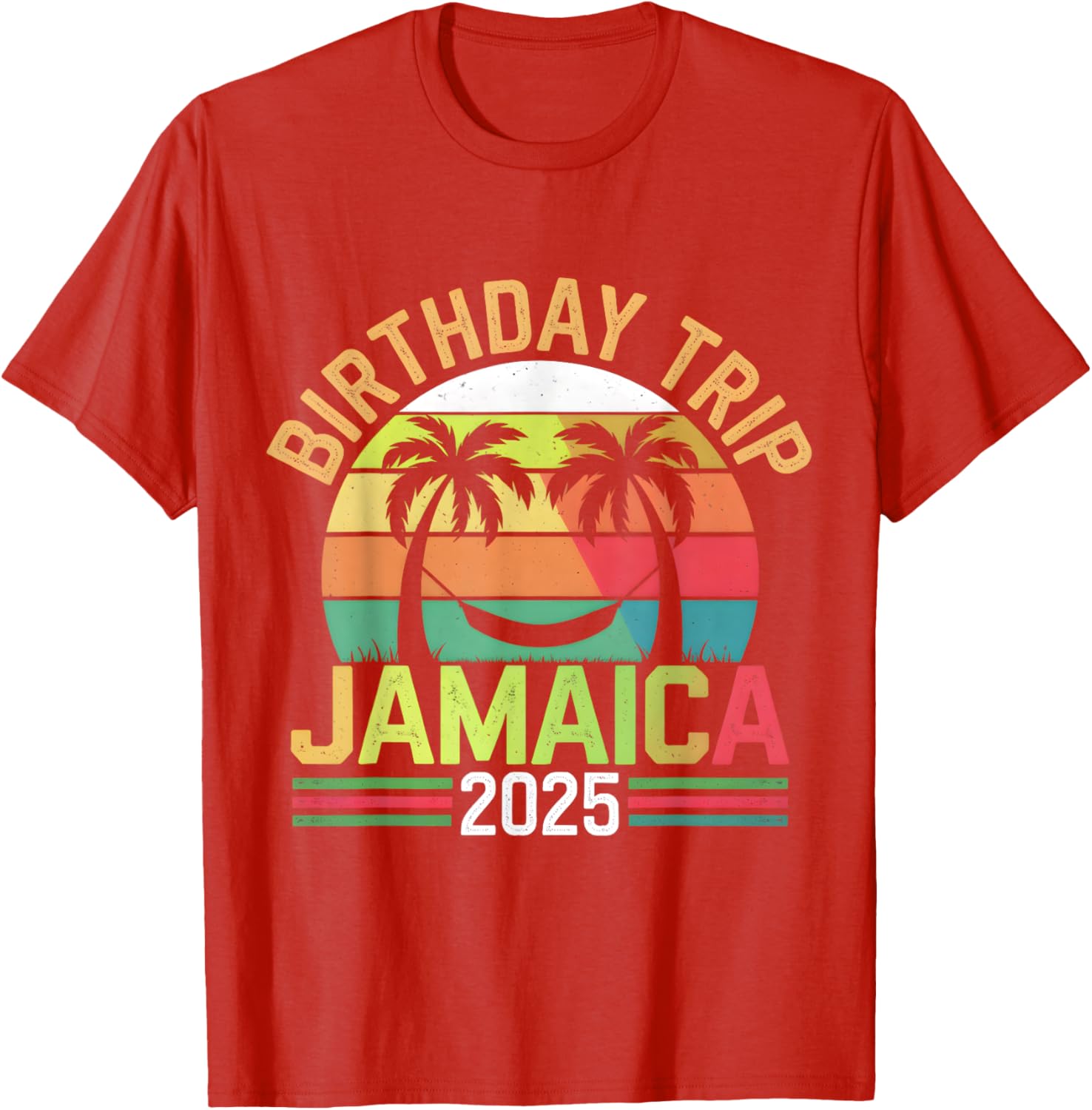 Jamaica 2025 Birthday Girls Trip Matching T-Shirt for Fun Celebrations - 12