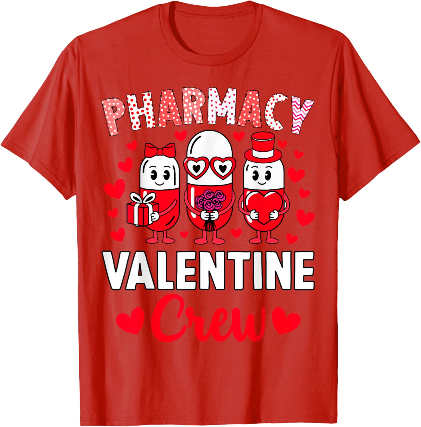 Valentine Pharmacy Tech T-Shirt Perfect Gift for Pharmacy Lovers - 9