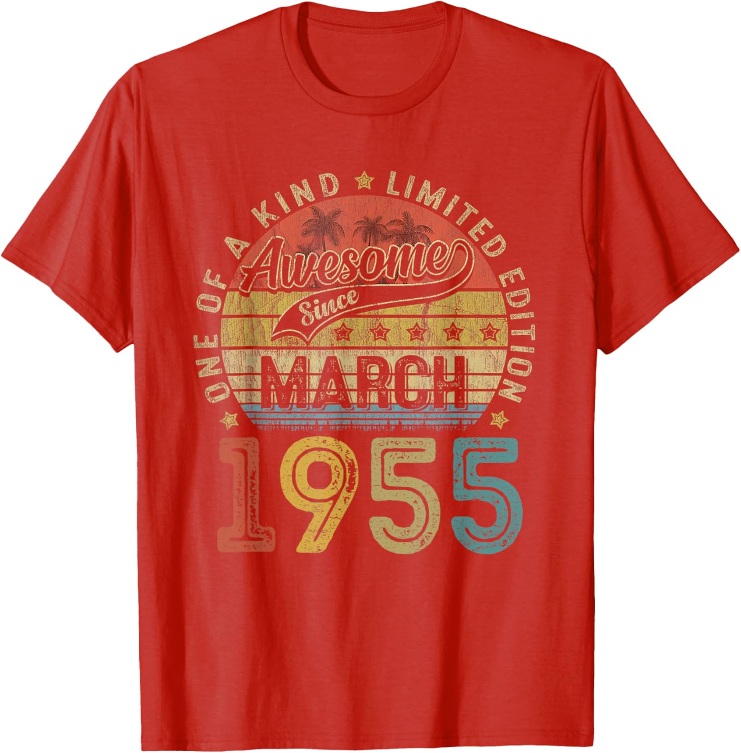 Funny 70th Birthday T-Shirt Vintage Retro March 1955 Gift for Him/Her - 19