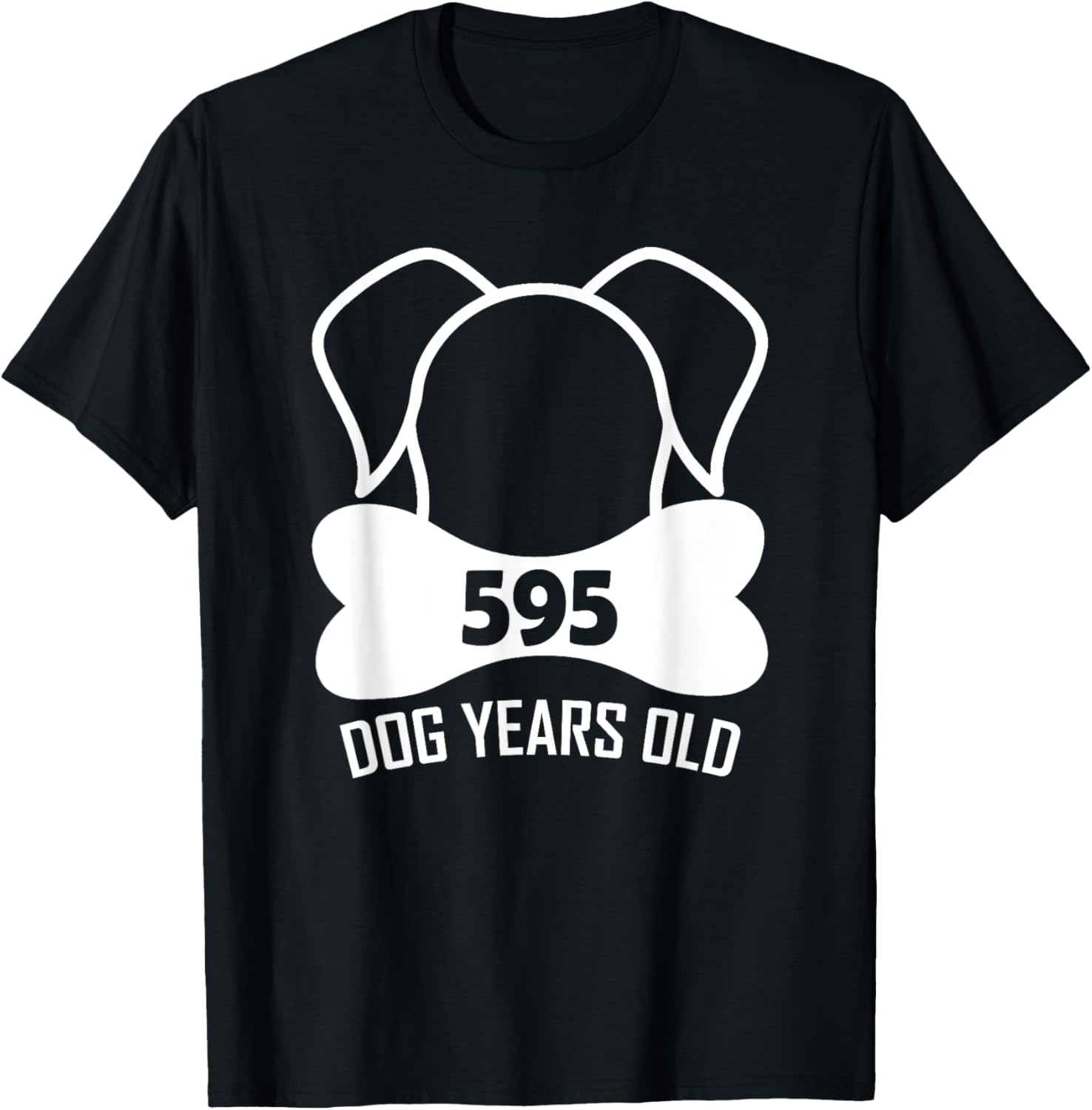 Funny 595 Dog Years Old 85th Birthday Shirt for Dog Lovers - 2
