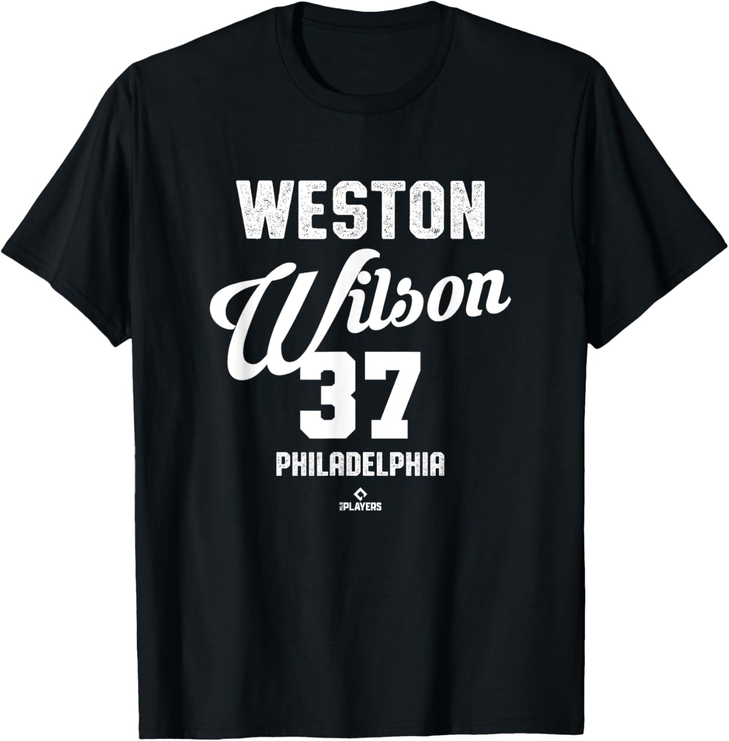 Vintage Weston Wilson 37 Philadelphia Baseball T-Shirt for Fans - 4