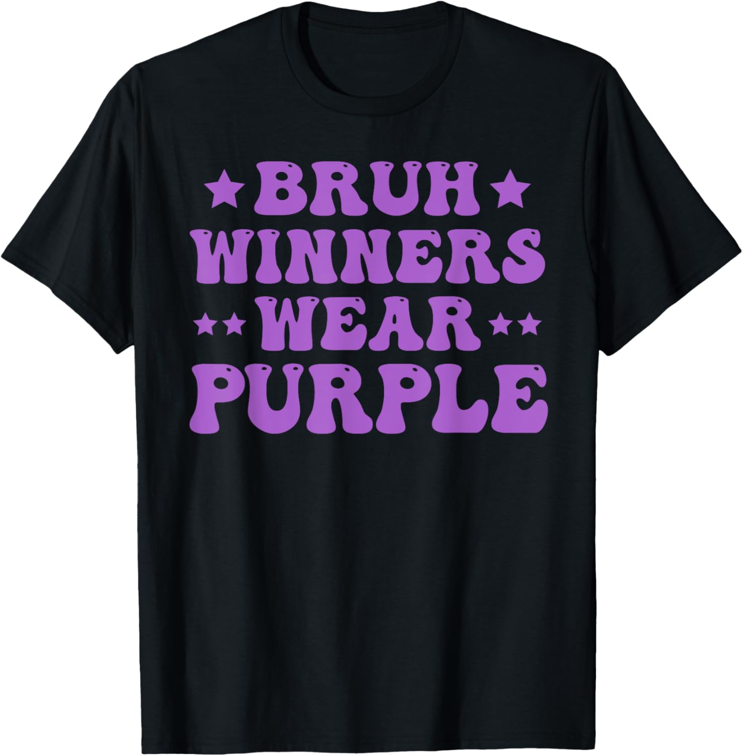 Winners Wear Purple Camp Team Spirit Week Matching T-Shirt for All Ages - 18