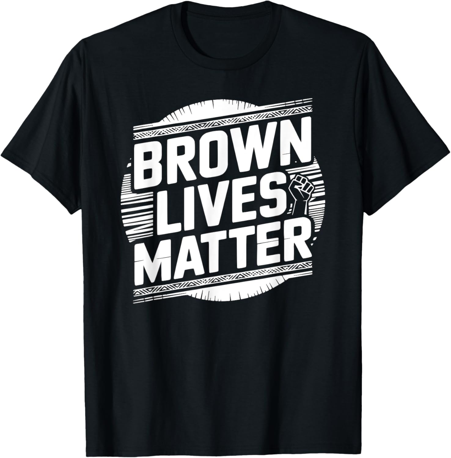 Brown Lives Matter Pro-Immigration Unity T-Shirt for Activism Support - 2