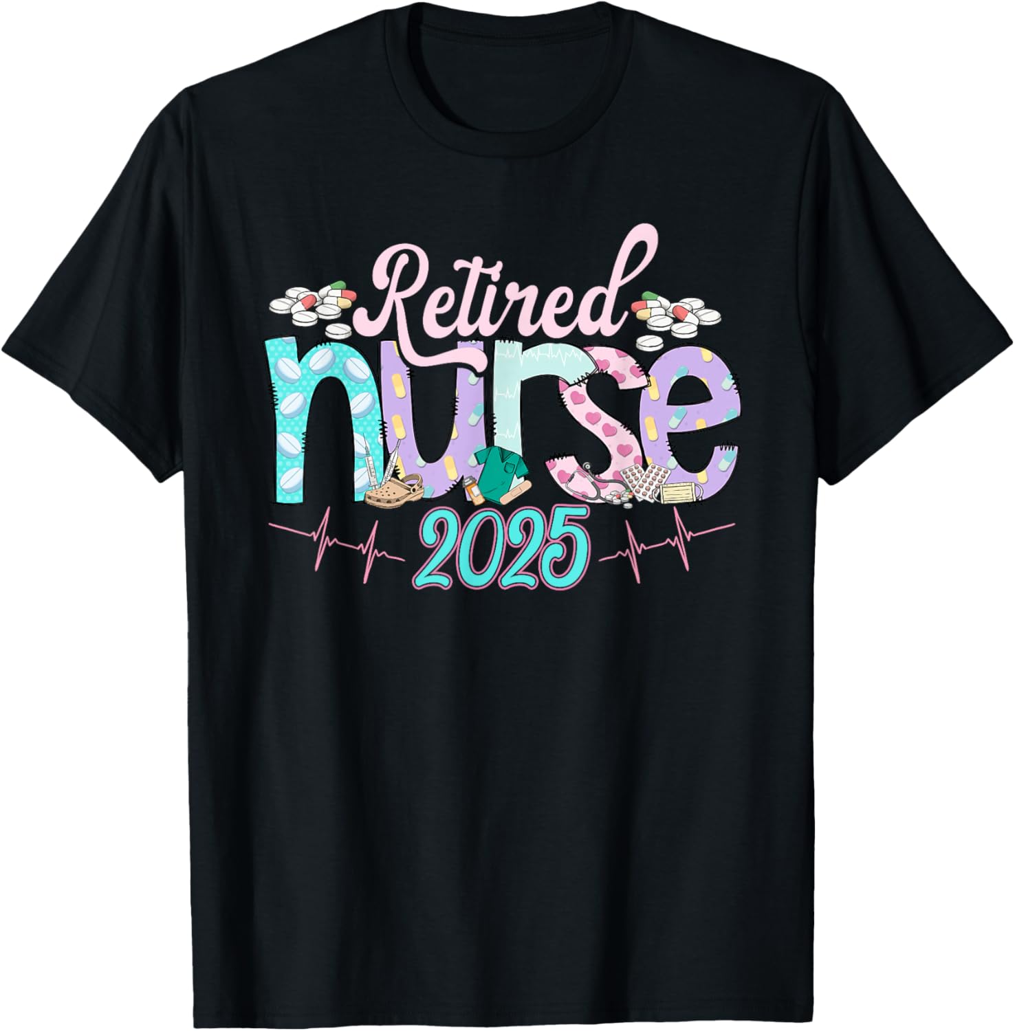 Tie Dye Retired Nurse T-Shirt 2025 Perfect Gift for Nurses - 20