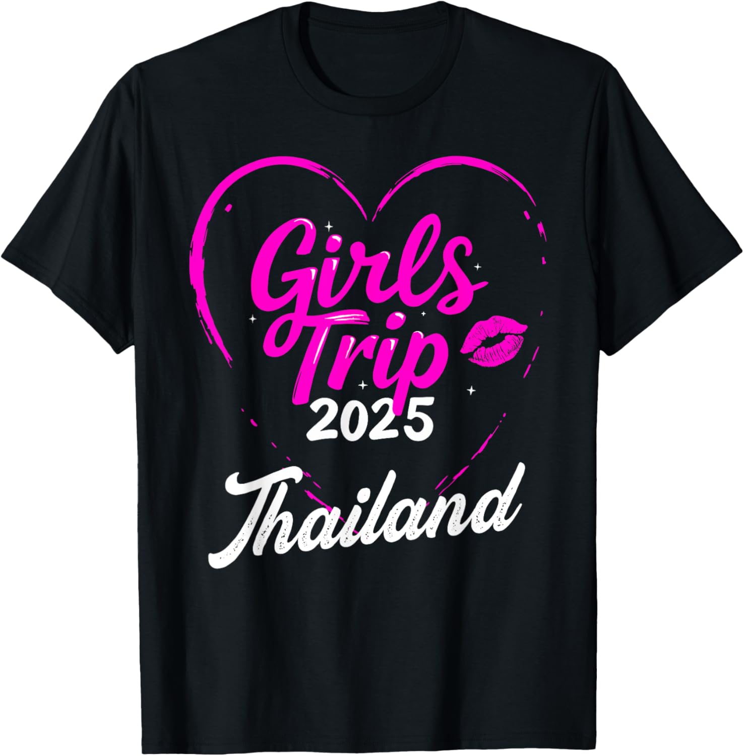 Girls Trip Thailand 2025 Birthday Squad T-Shirt for Fun Weekend Getaway - 8