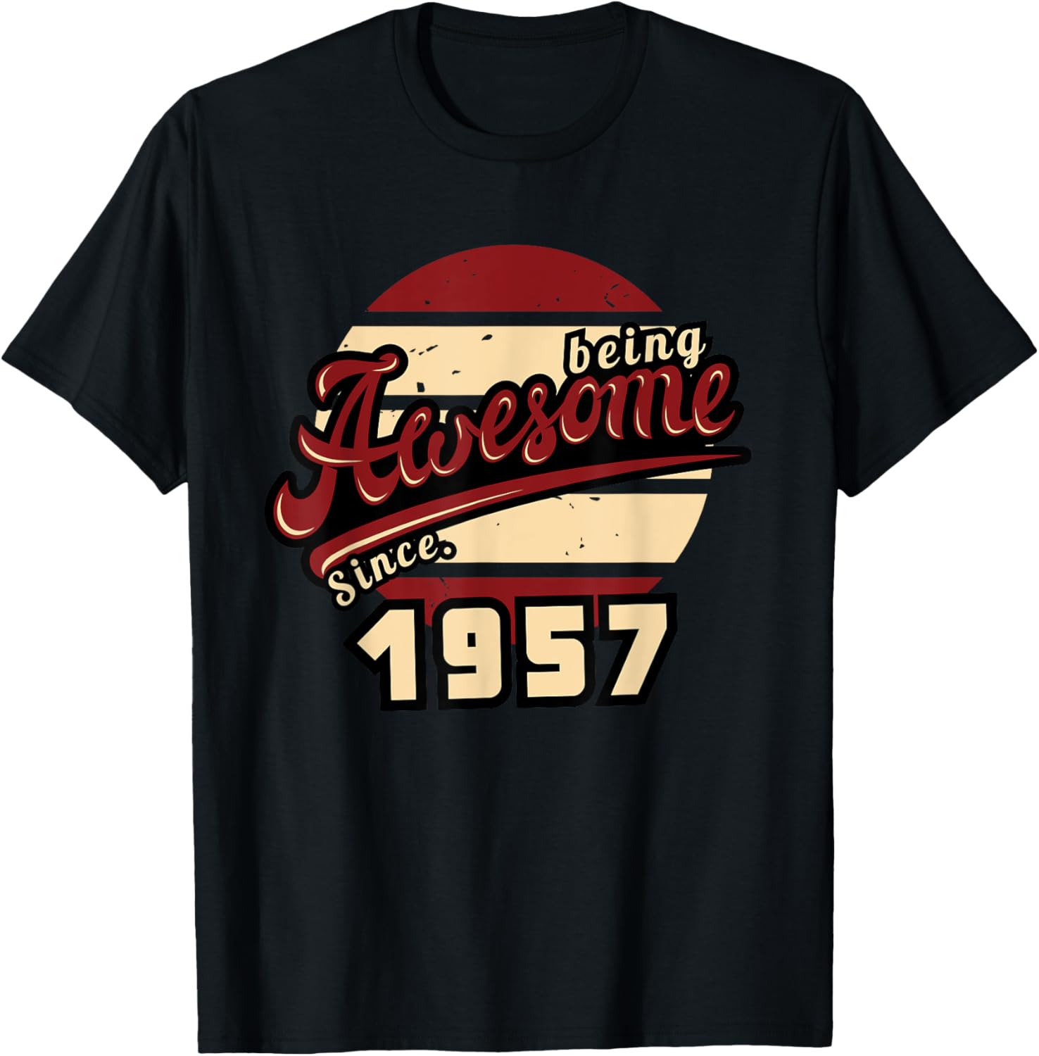 Awesome Since 1957 Retro 68th Birthday T-Shirt Gift for Him or Her - 15