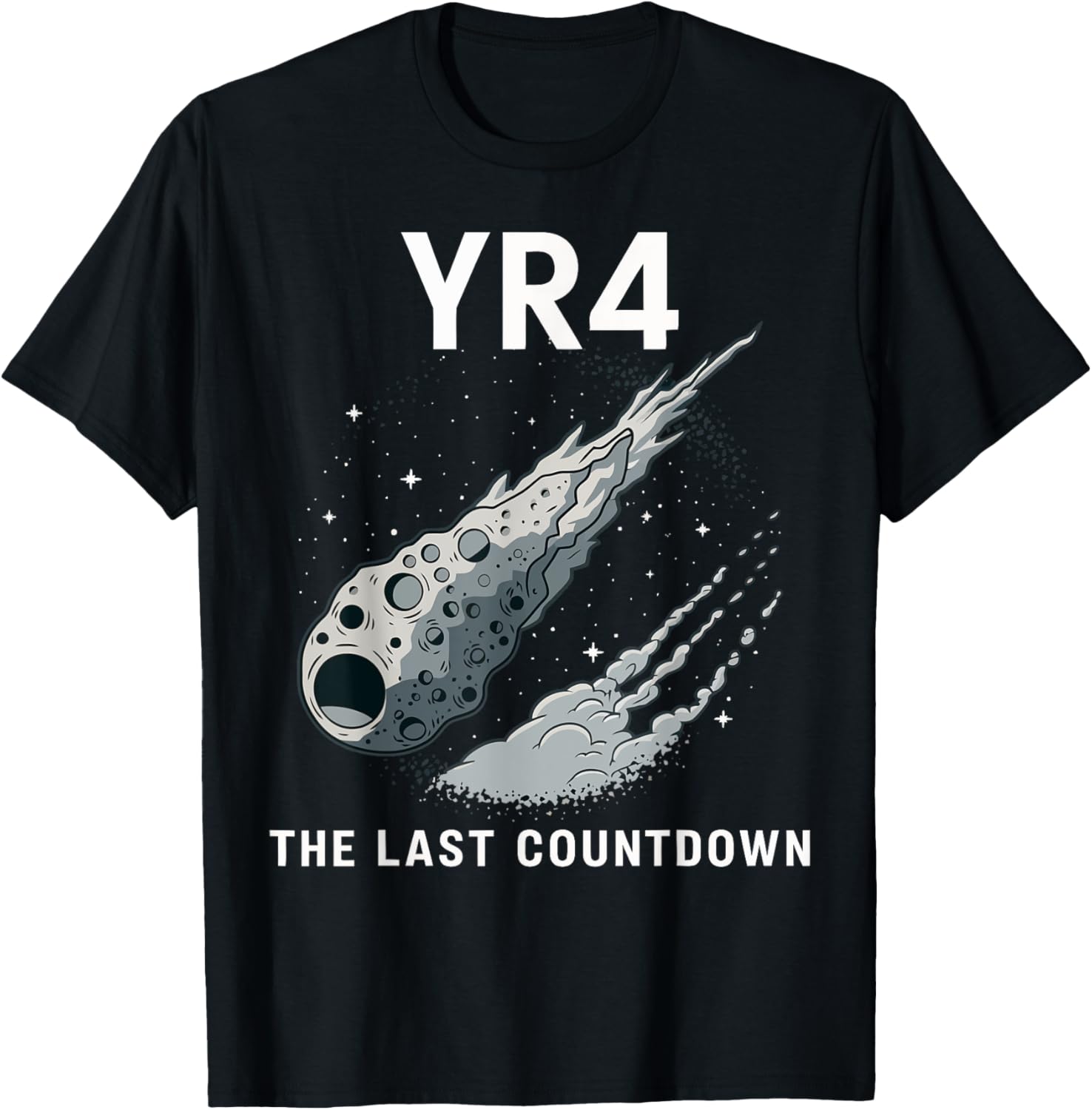 Asteroid YR4 Countdown T-Shirt for Space and Comet Lovers, December 2032 - 2