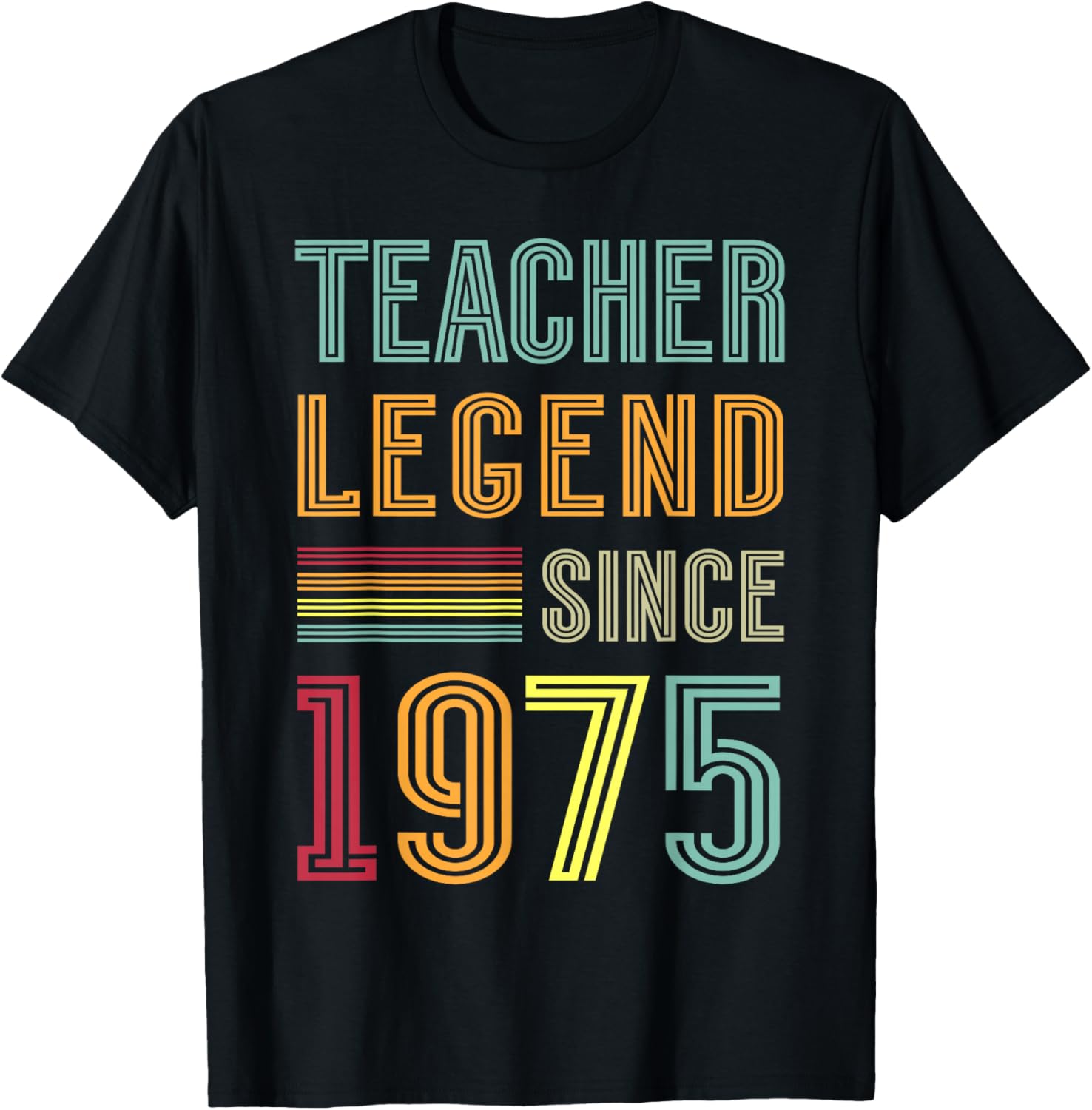 50th Birthday Teacher T-Shirt 1975 Teaching Legend 50 Years School Pride - 4