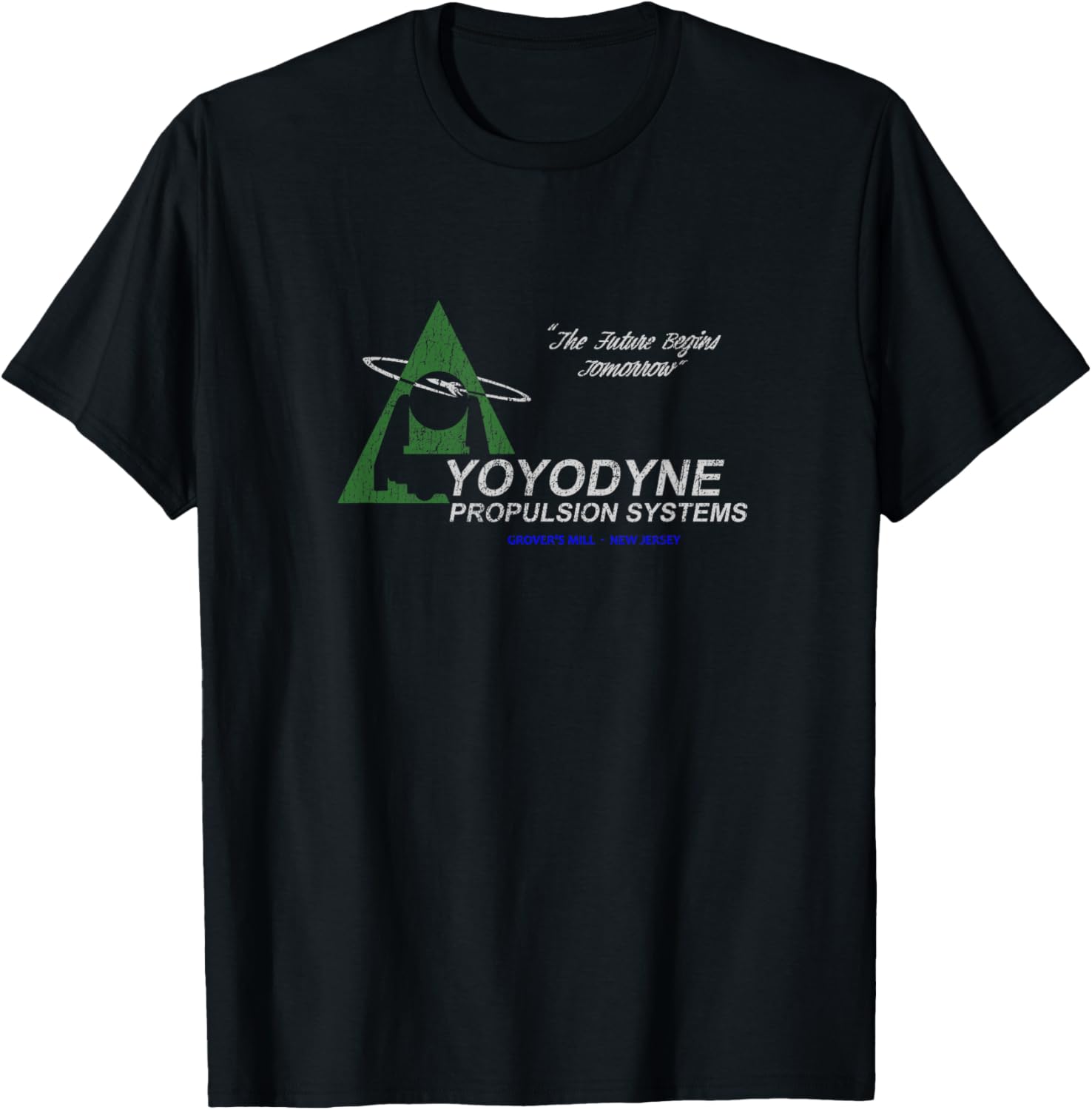 Yoyodyne Propulsion Systems Pre-distressed T-Shirt for Creative Style - 2