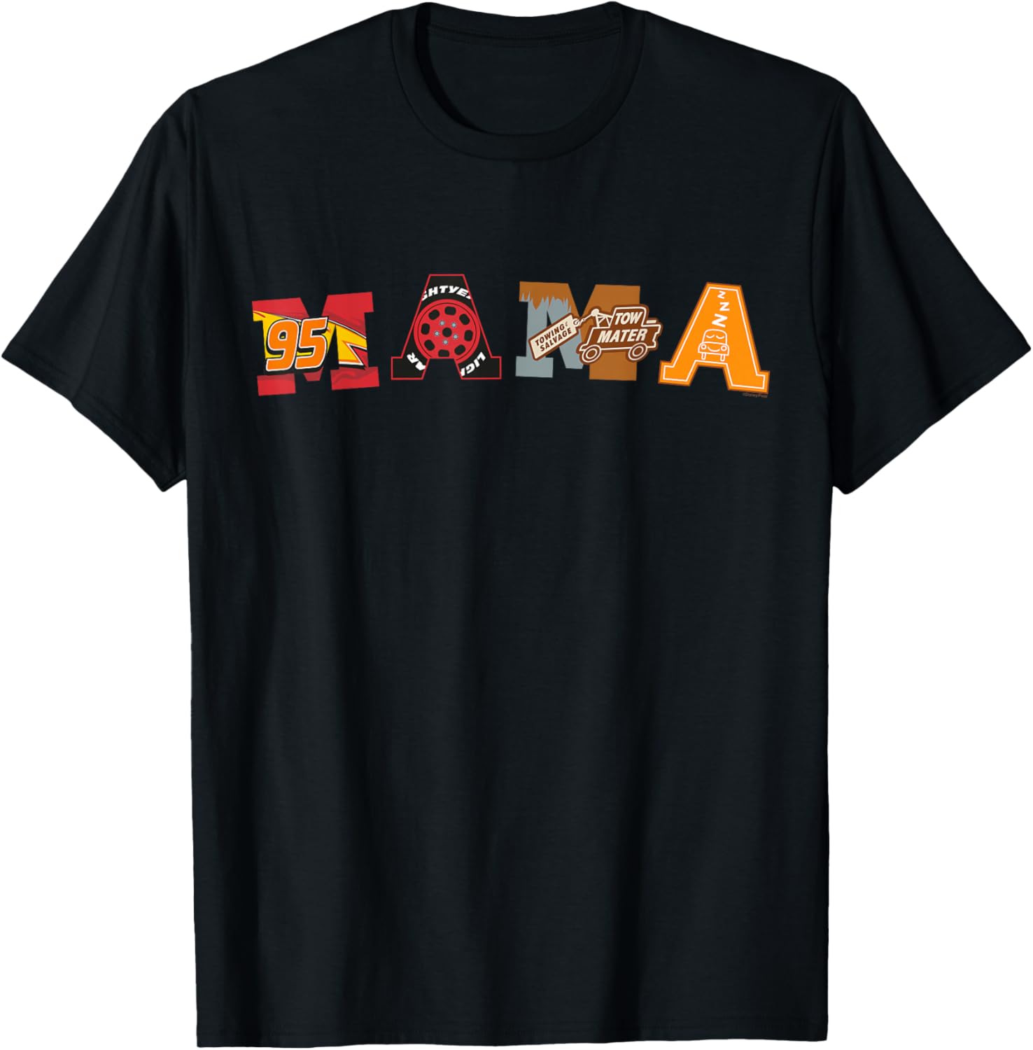 Disney Pixar Cars Mama T-Shirt Perfect for Mother's Day Birthday Gift - 13