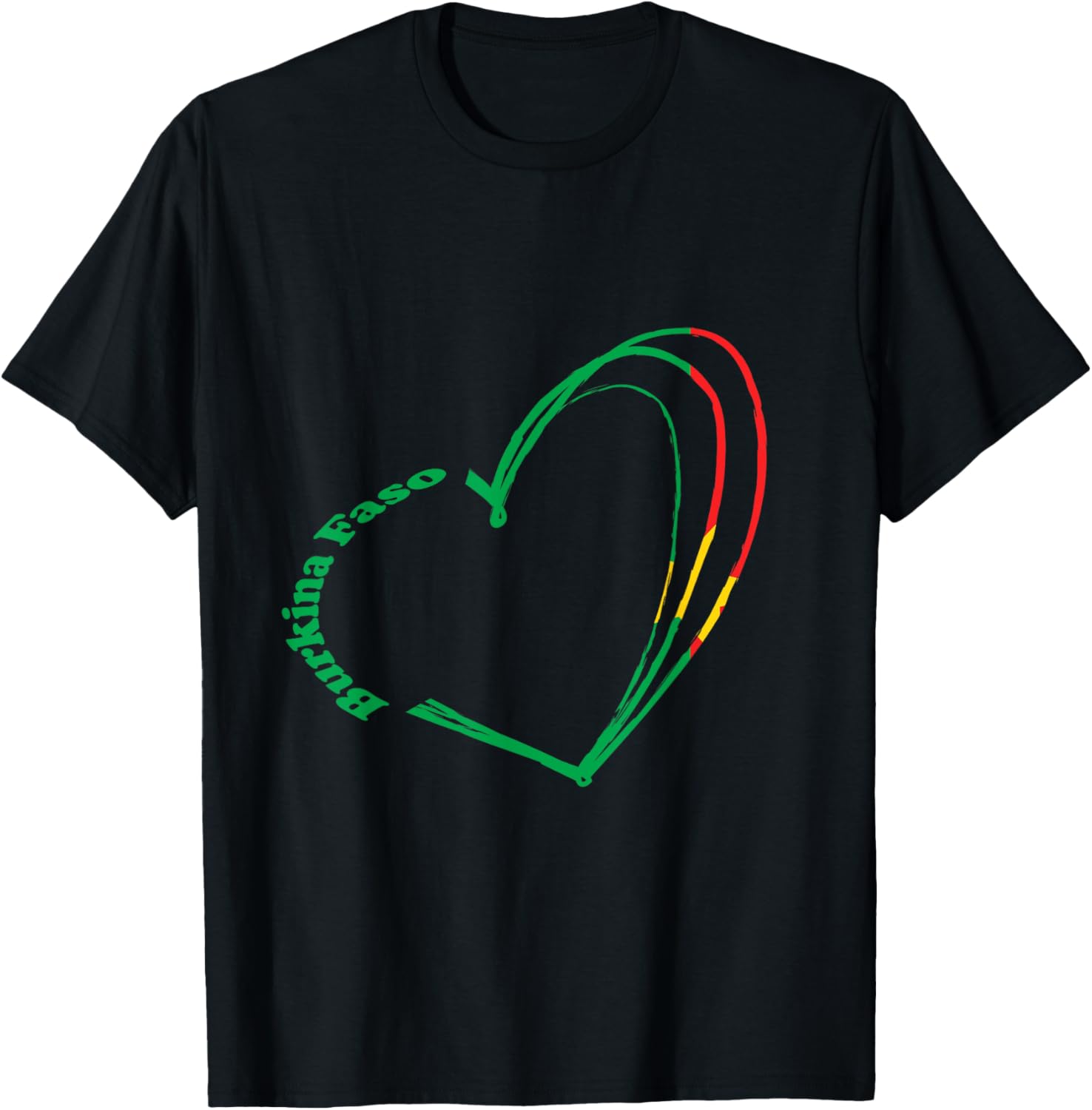 Burkina Faso Flag T-Shirt for Pride and Love of Burkina Faso - 10