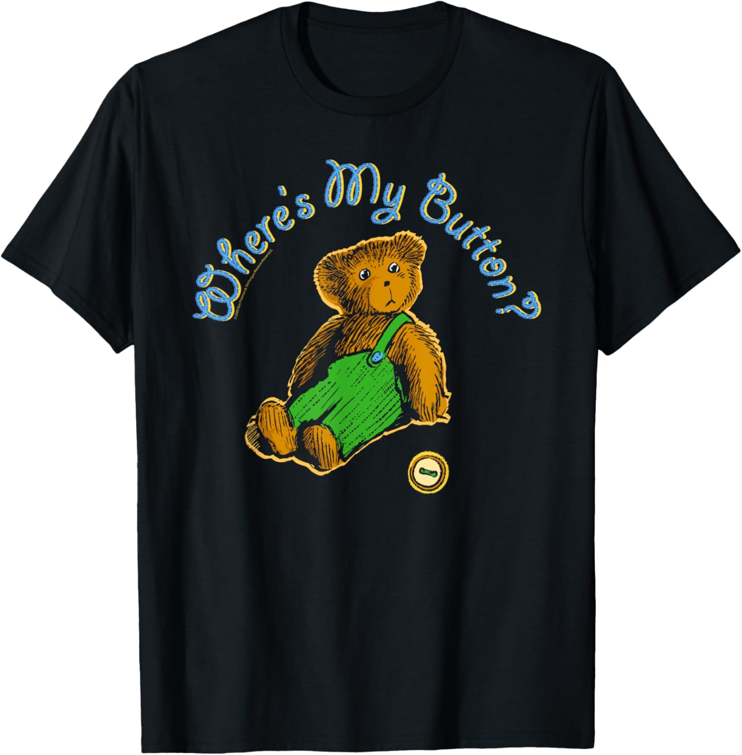 Corduroy Teddy Bear Retro Children's Book T-Shirt for Kids Fun Style - 1