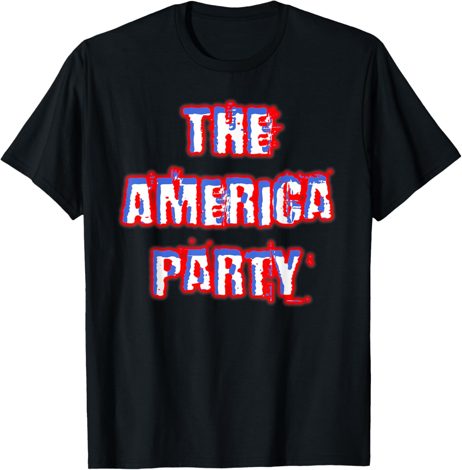 America Party Red White and Blue T-Shirt for Fun and Festive Wear - 9