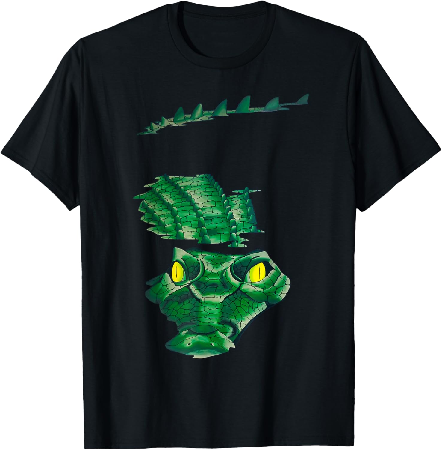 Vintage Crocodile Jurassic Art T-Shirt for Reptile Lovers and Collectors - 28