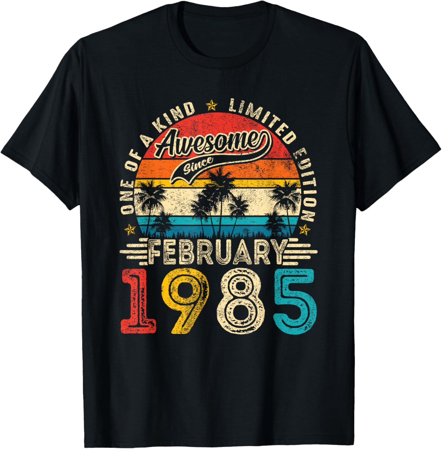 40 Years Awesome Since February 1985 Women's T-Shirt for 40th Birthday - 4