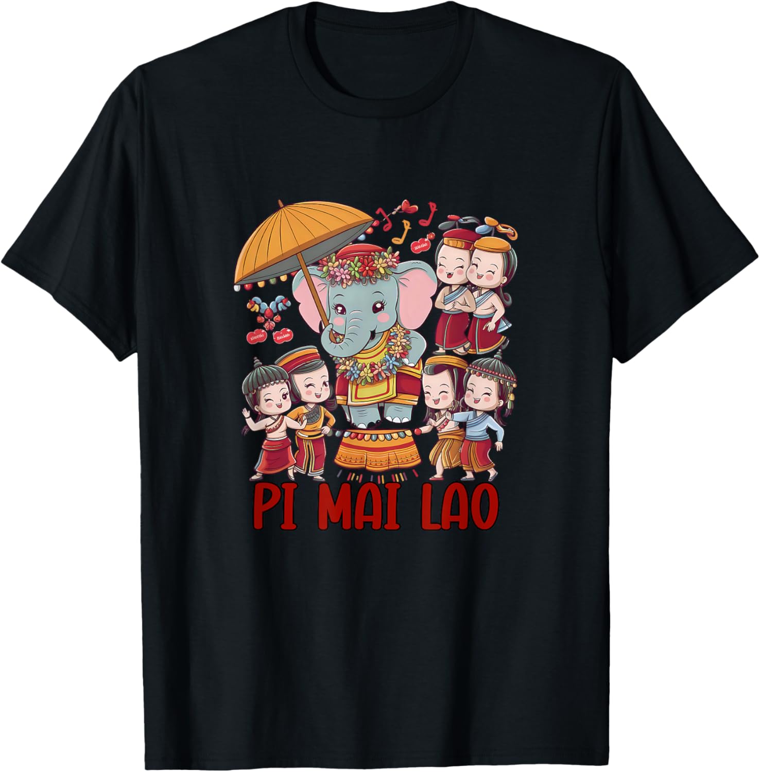Celebrate Laos with Happy Lao New Year Pi Mai T-Shirt for Everyone - 7