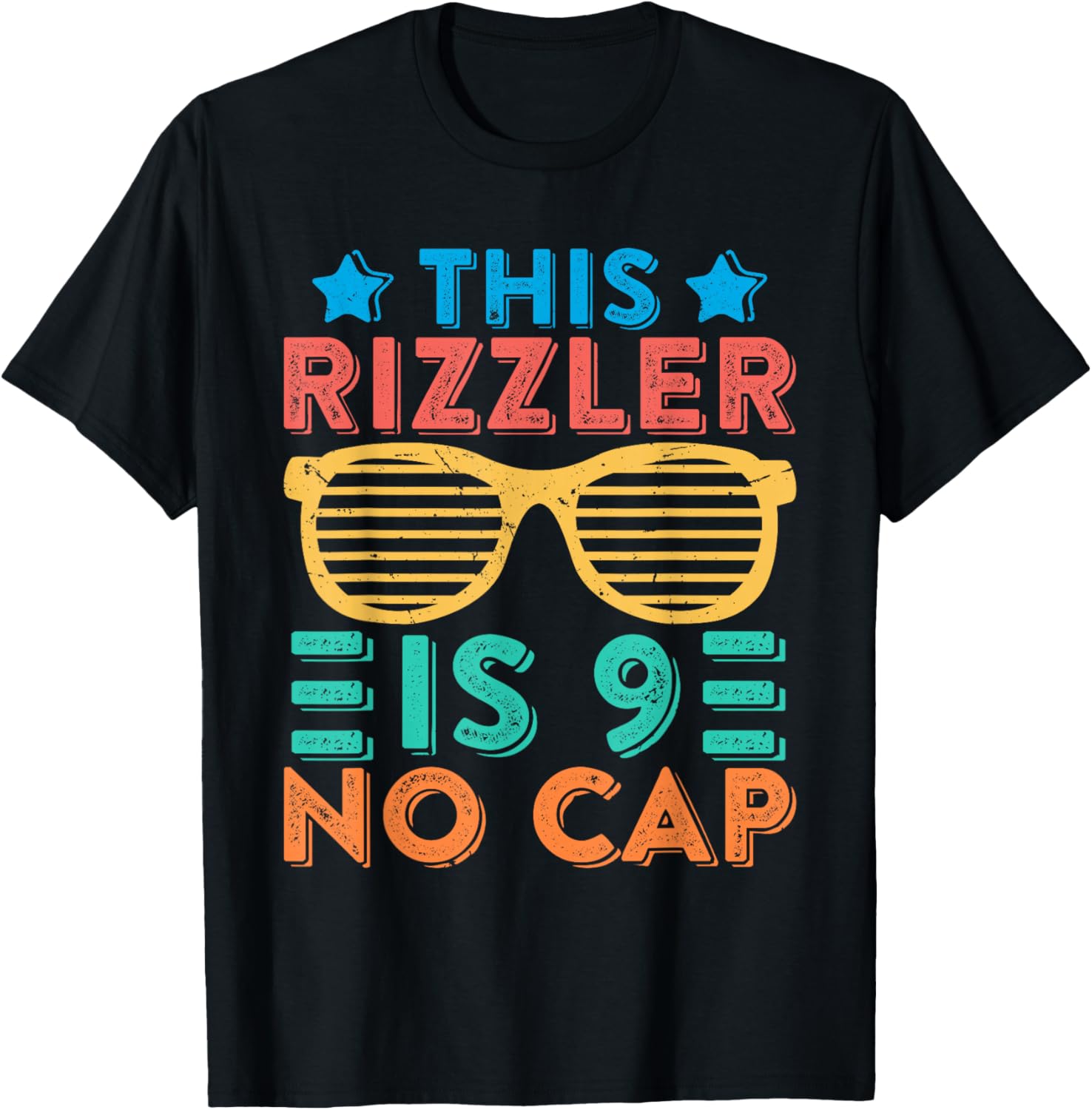 Cool Rizzler 9th Birthday Shirt for Boys - Fun Sigma Rizz Tee - 2