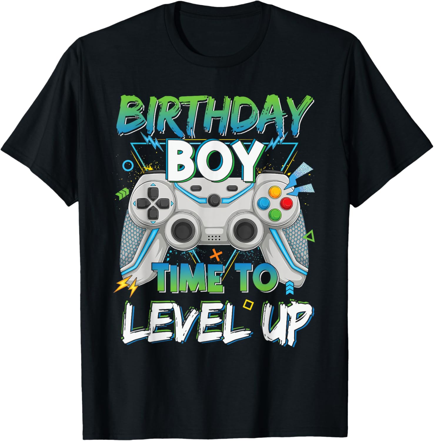 Level Up Gaming Birthday Boy T-Shirt for Young Gamer Boys - 21