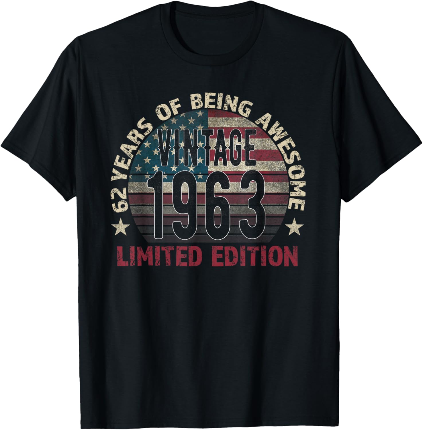 Vintage 62nd Birthday T-Shirt for Men Born in 1963, Perfect Gift Idea - 5