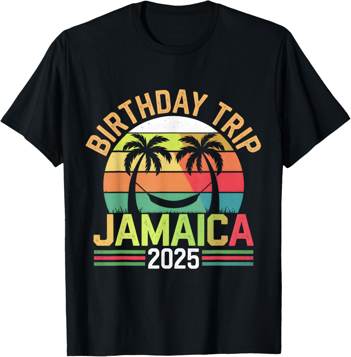 Jamaica 2025 Birthday Girls Trip Matching T-Shirt for Fun Celebrations - 4