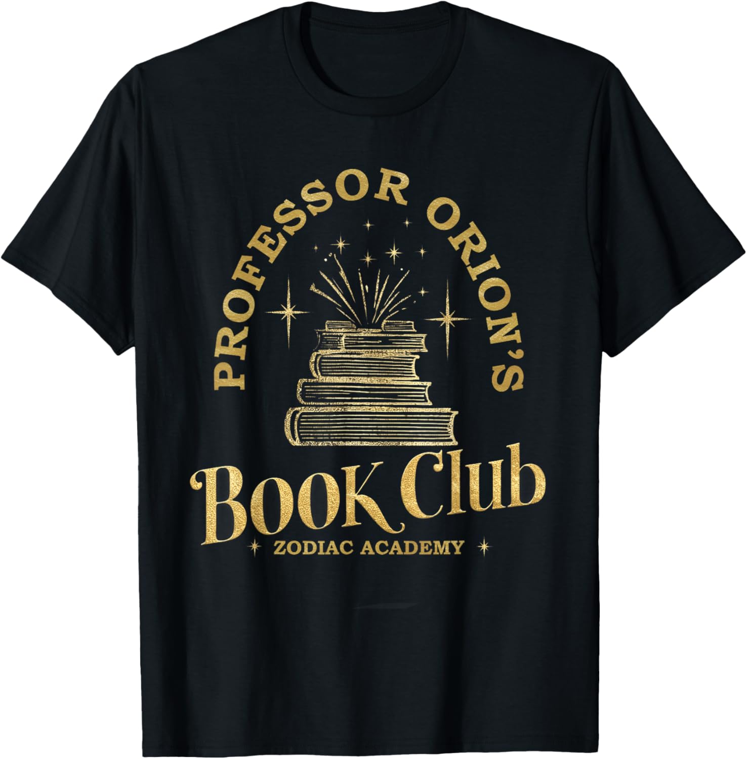 Academy Book Nerd Professor Orion's Zodiac BookClub T-Shirt for Fans - 9