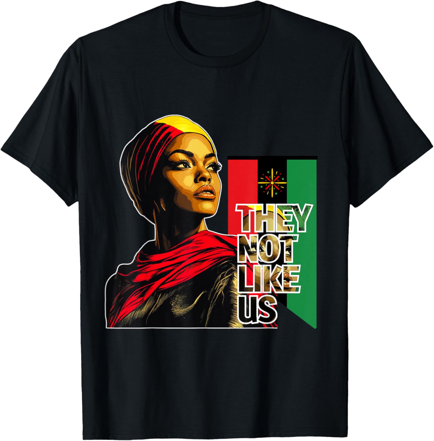 They Not Like Us Black History Month T-Shirt for Black Women - 9