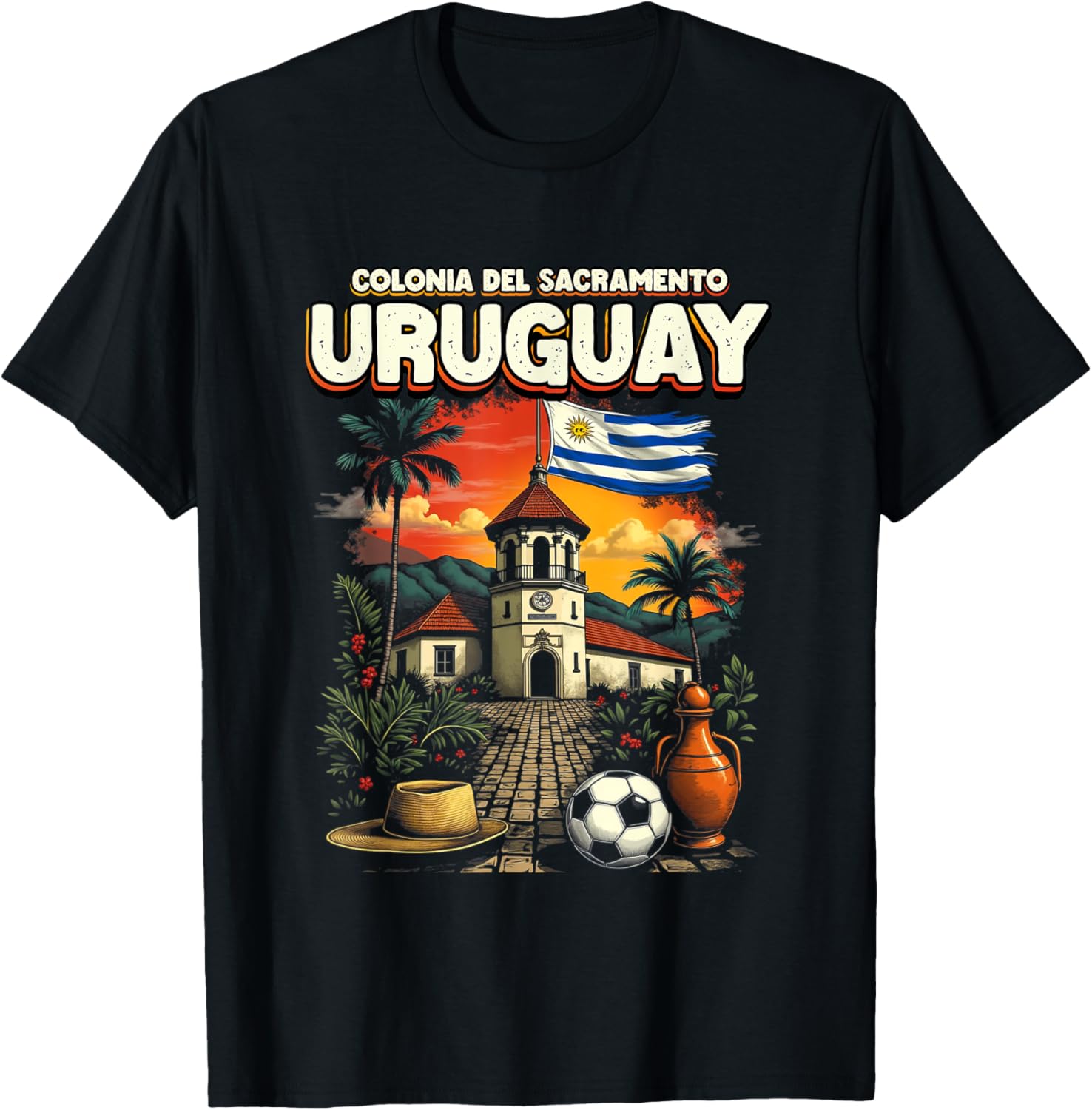 Colonia Del Sacramento Uruguay T-Shirt for Memorable Vacation Souvenir - 7