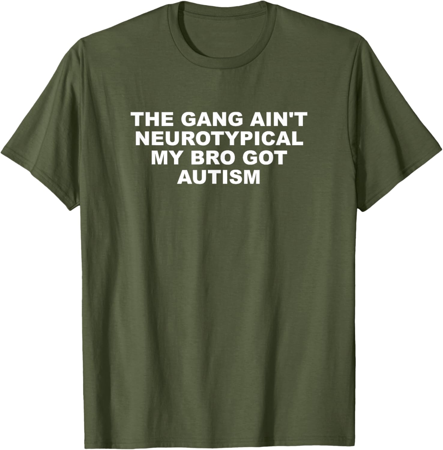 The Gang Aint Neurotypical Autism T-Shirt for Supportive Friends - 6