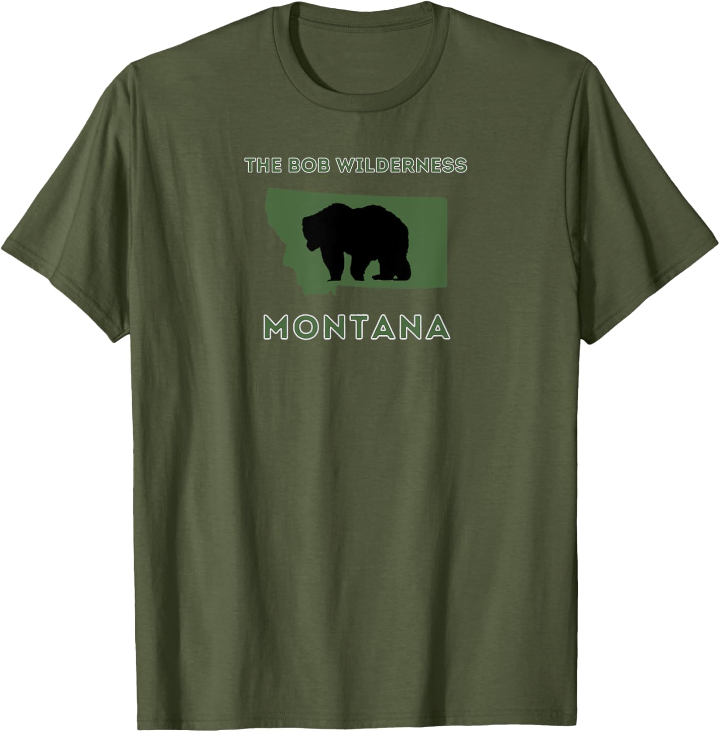 Bob Wilderness Montana T-Shirt for Nature Lovers - Stylish Outdoor Wear - 5