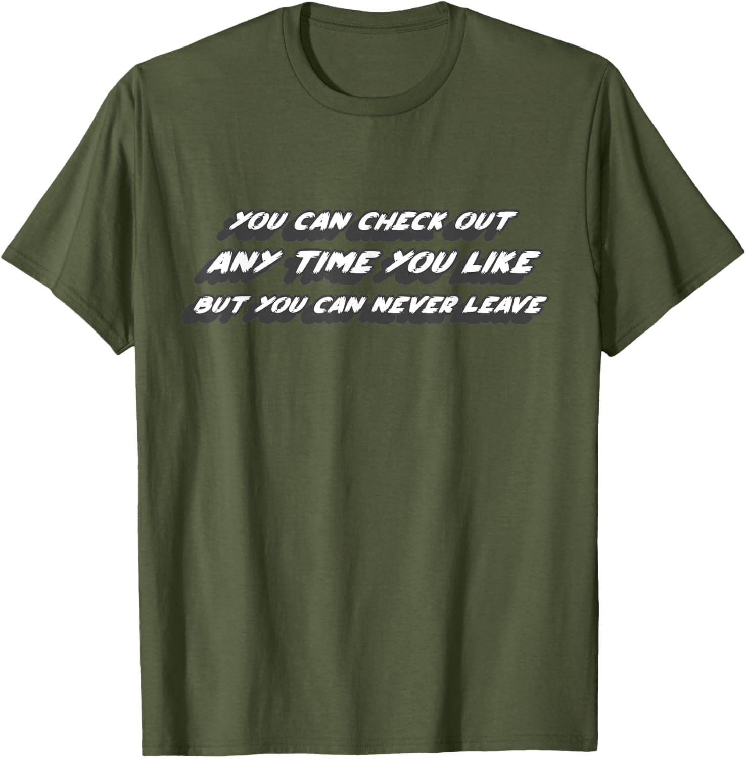 Cool You're Free to Check Out Anytime T-Shirt for Music Lovers - 25