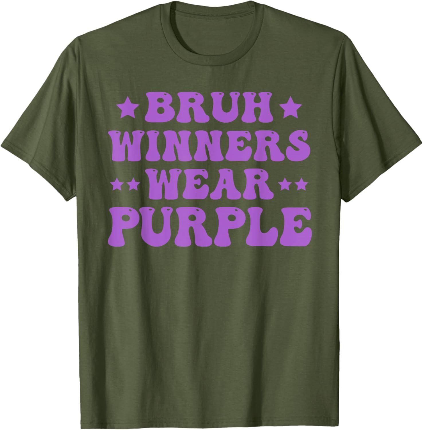 Winners Wear Purple Camp Team Spirit Week Matching T-Shirt for All Ages - 4