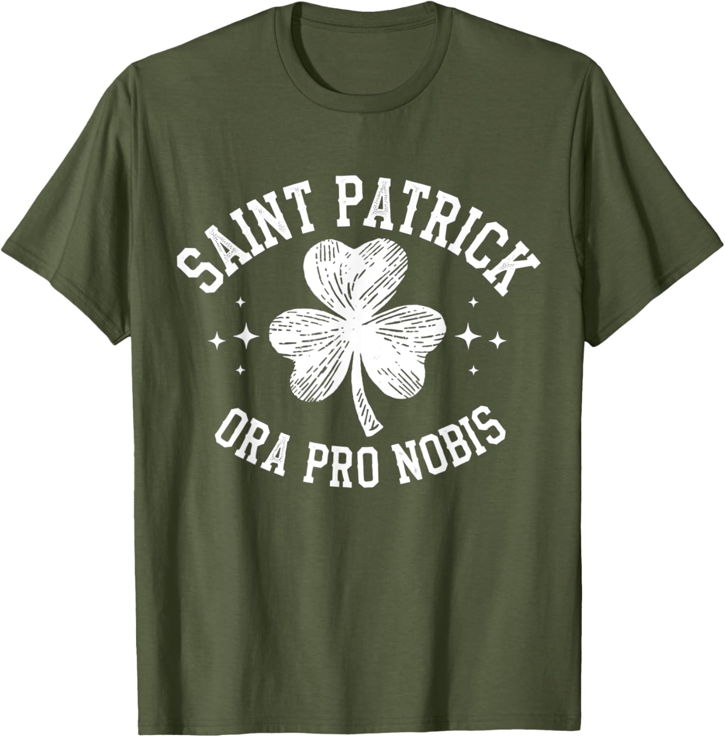 Vintage St Patrick Ora Pro Nobis Catholic T-Shirt for Traditional Style - 13