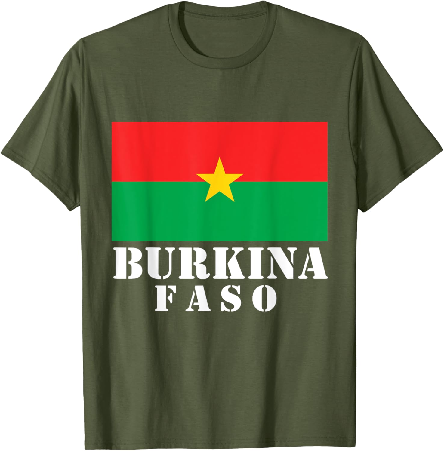Burkina Faso Pride T-Shirt with Flag Graphic - Stylish and Comfortable Wear - 24