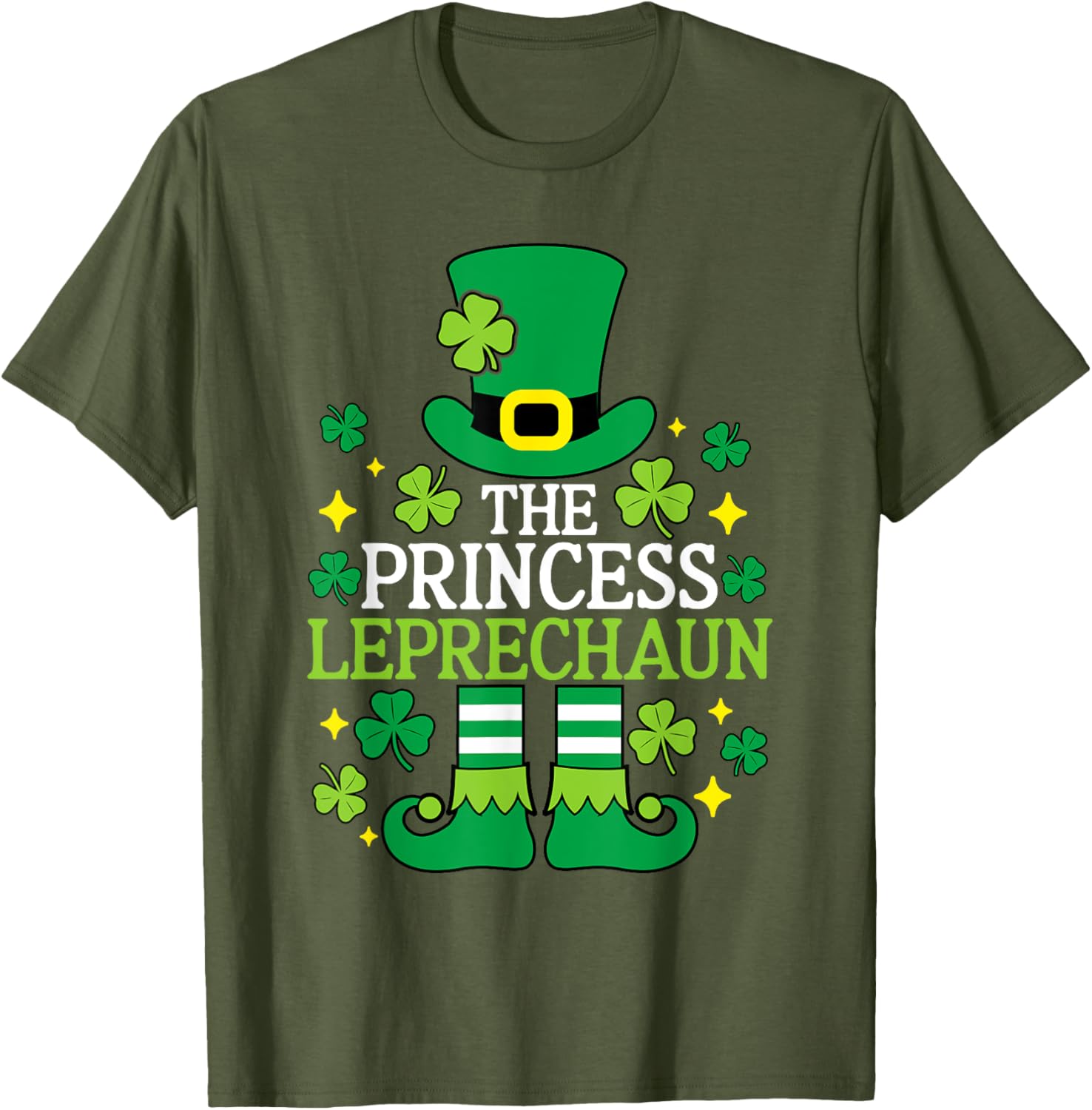 Charming Princess Leprechaun Family Matching T-Shirts for St Patrick's Day - 7