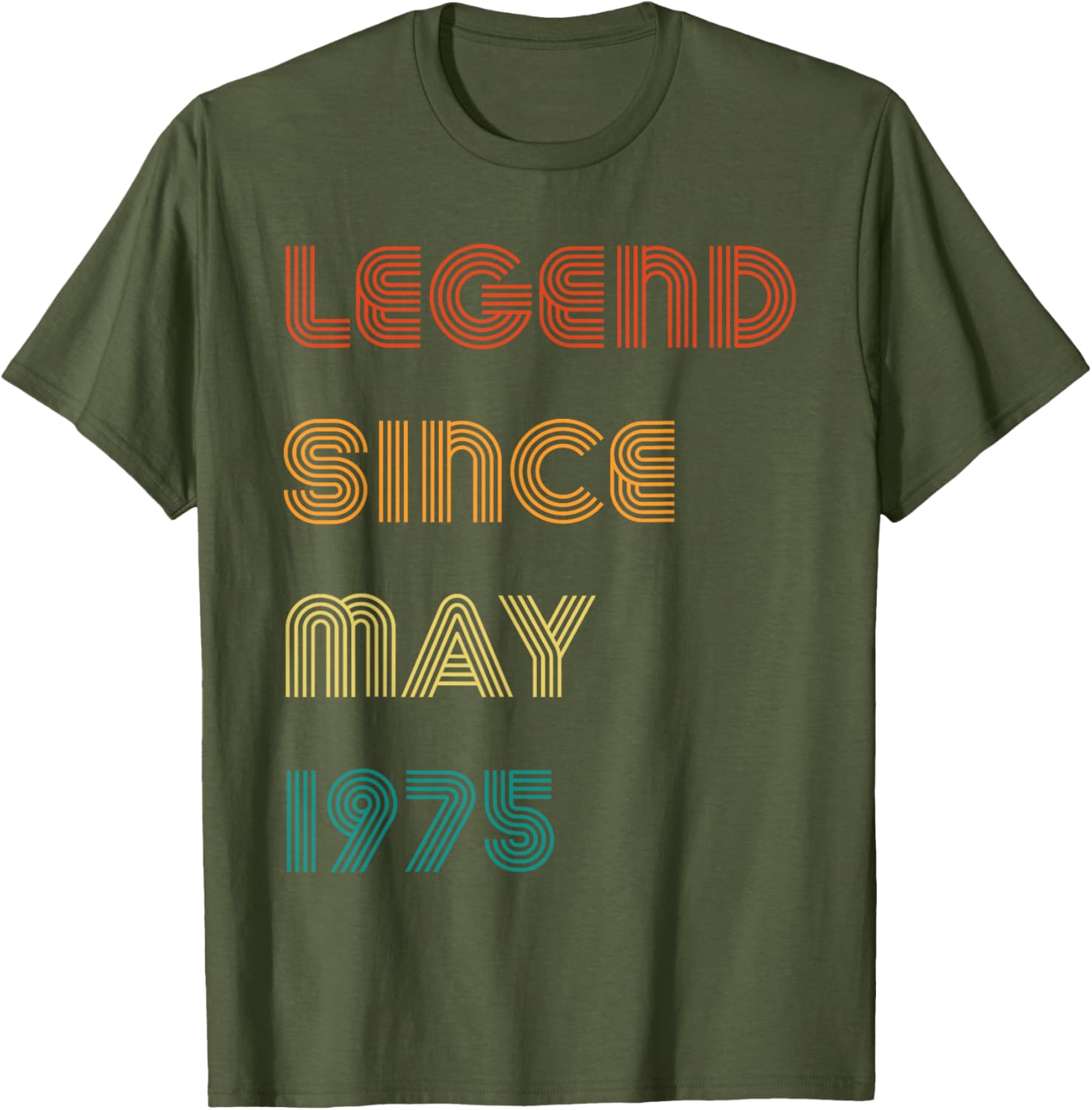 Legend Since May 1975 Retro 50th Birthday T-Shirt for Celebrating Milestones - 10