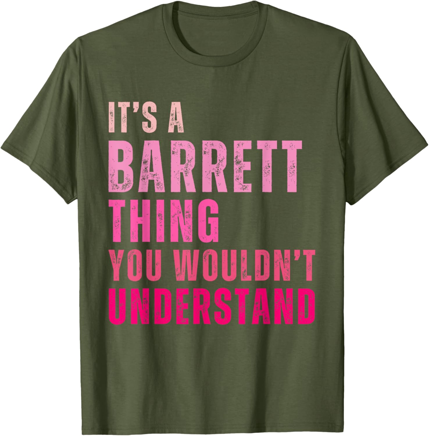 Barrett Vintage T-Shirt It's A Barrett Thing You Wouldn't Understand - 12
