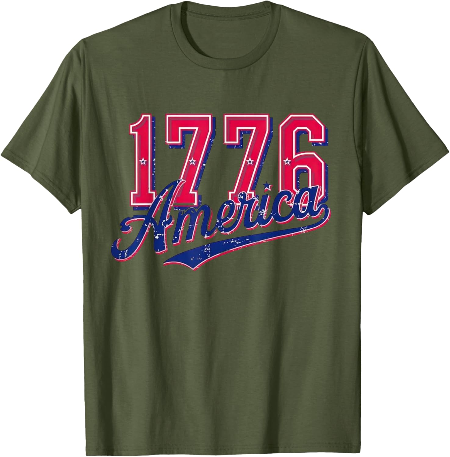 USA Patriotic American Flag 4th of July T-Shirt Celebrating 1776 - 11