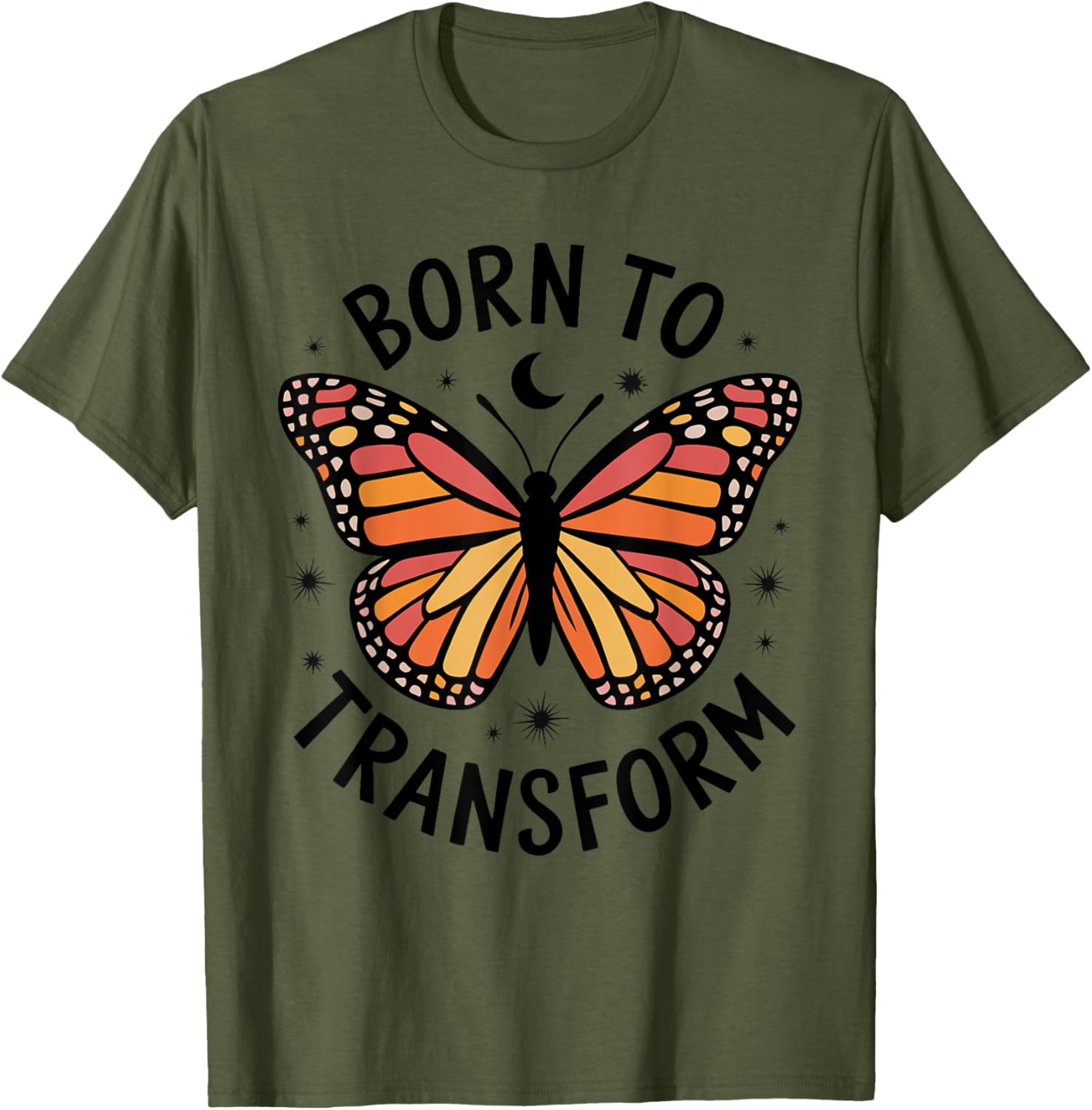 Born to Transform Monarch Butterfly T-Shirt for Women and Girls - 10