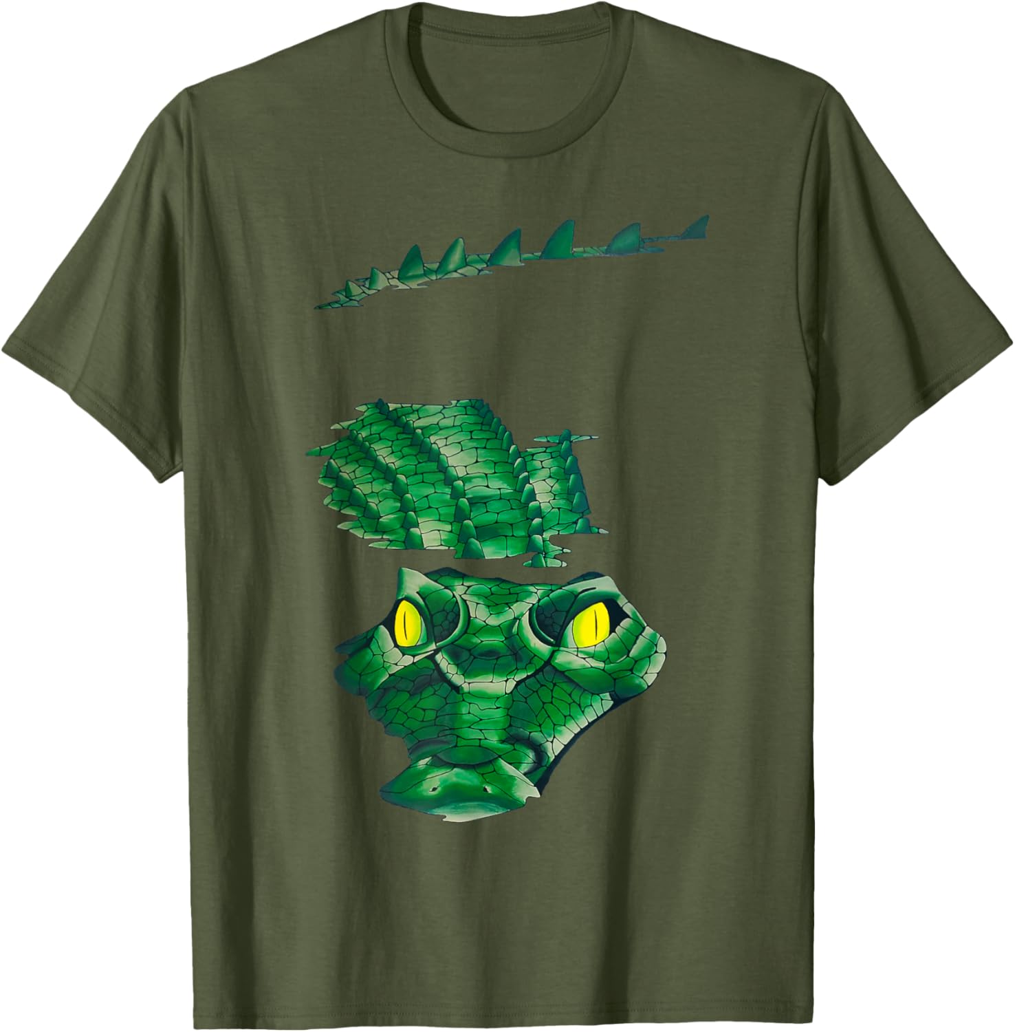 Vintage Crocodile Jurassic Art T-Shirt for Reptile Lovers and Collectors - 21